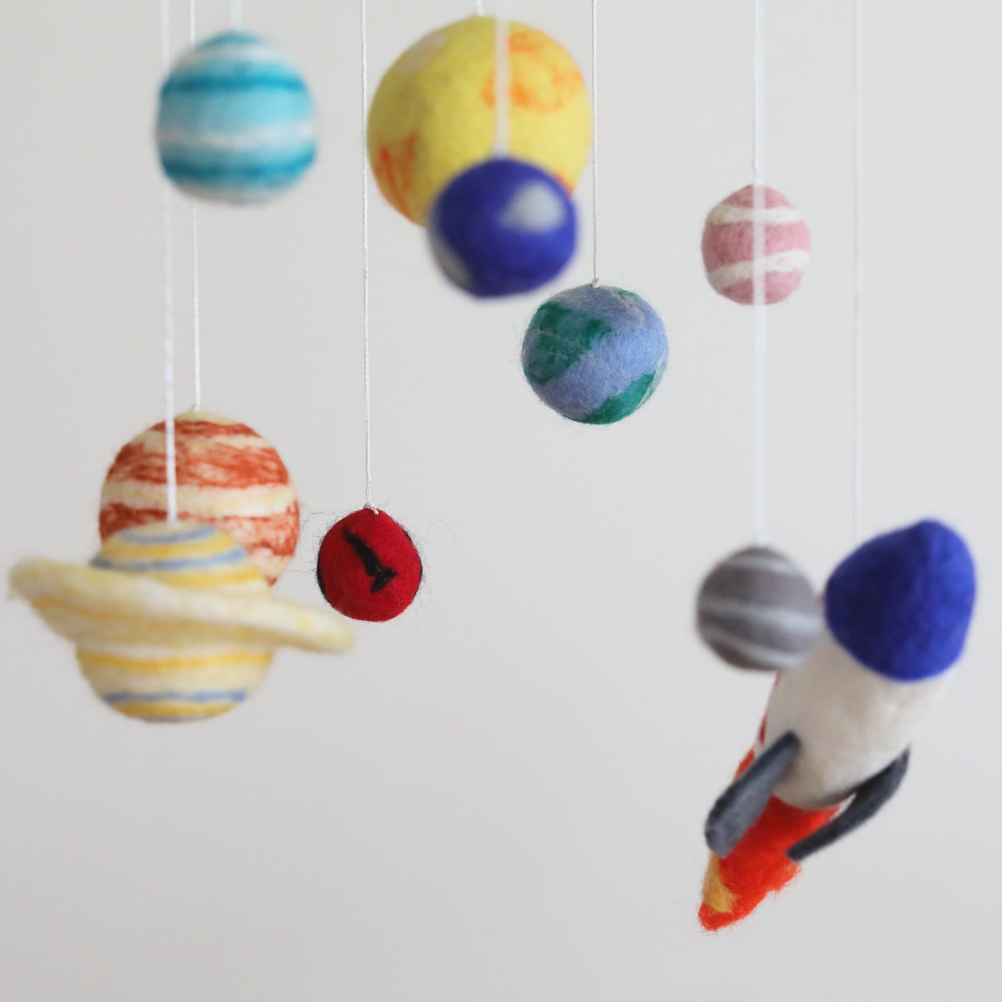 Felt Baby Mobile - Solar System