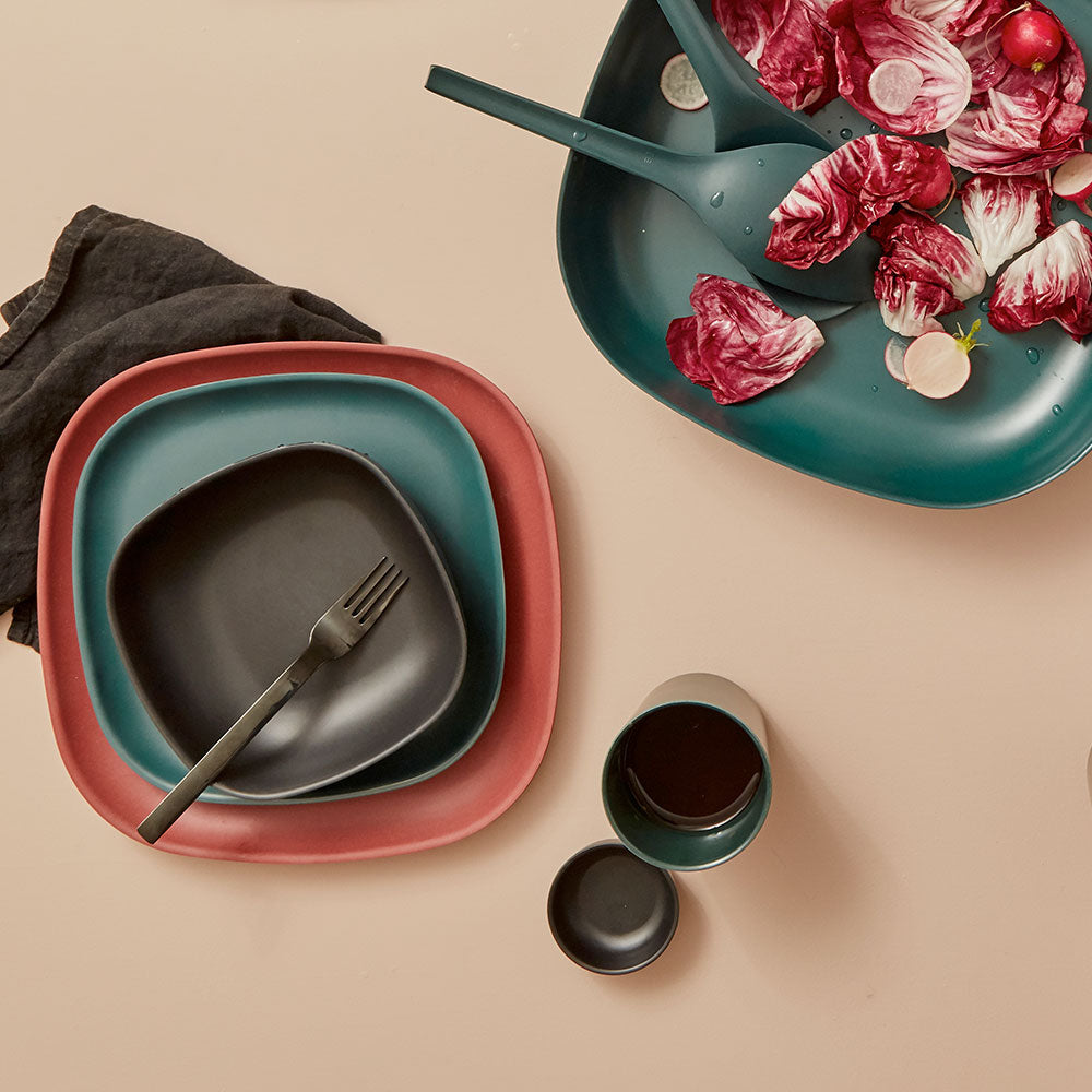 Bamboo Solo Salad Bowl - Set Of 4 - Smoke