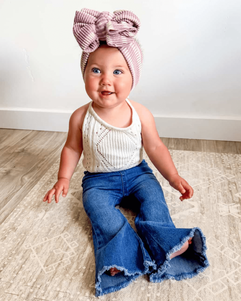 Sophie Denim Bell Bottoms - Dark Wash