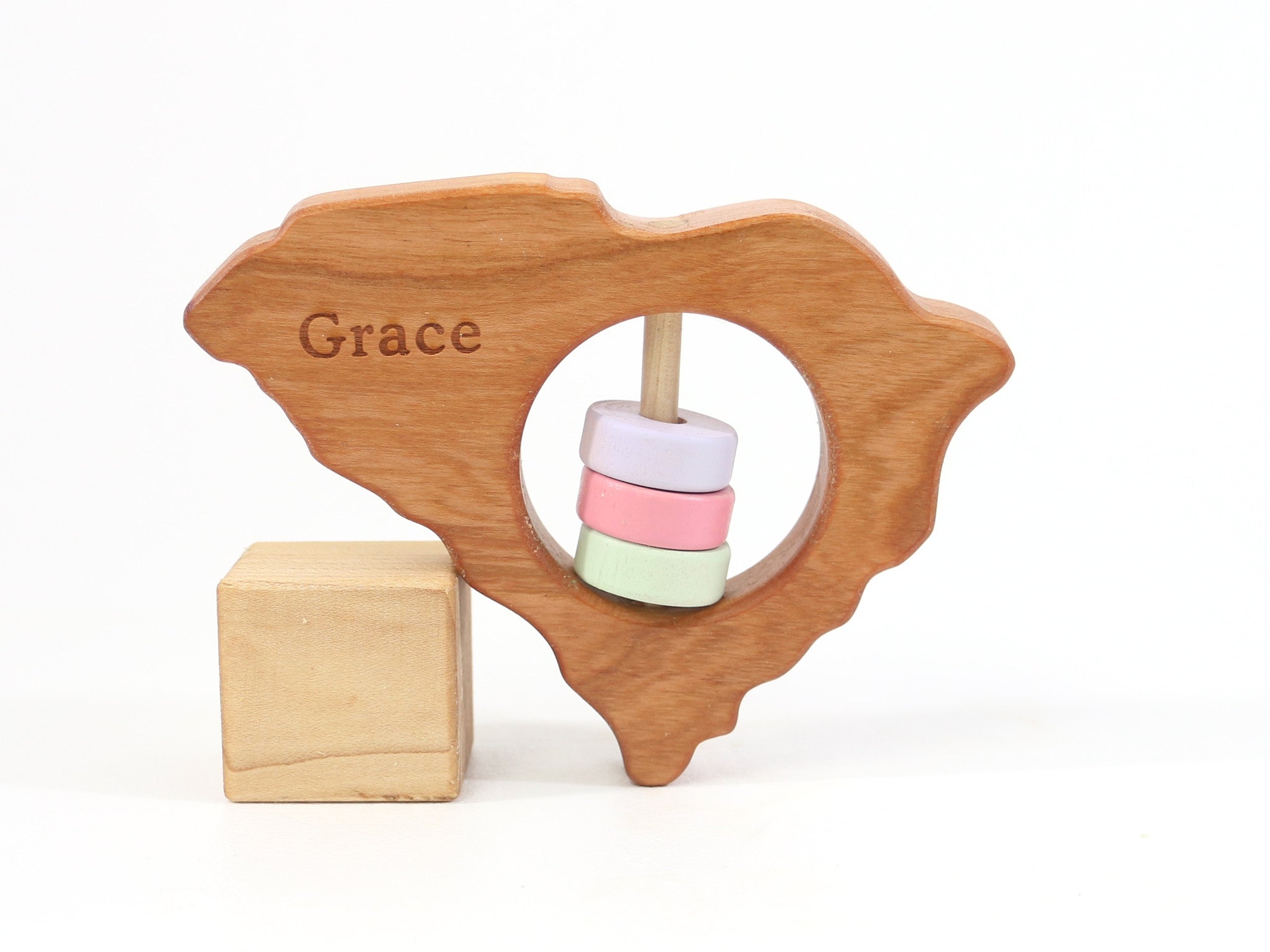 South Carolina State Wooden Baby Rattle™