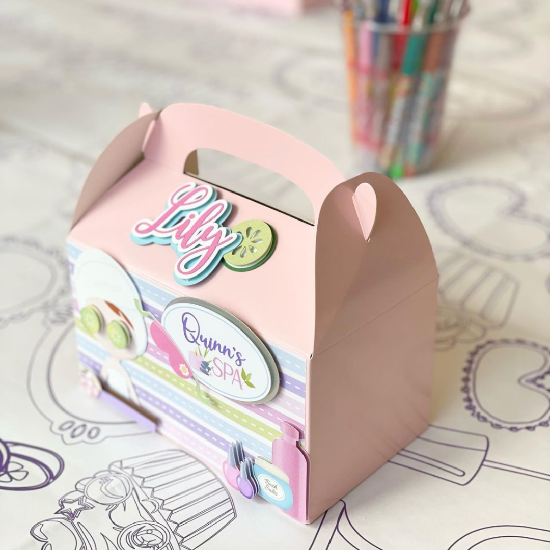 Spa Party Coloring Tablecloth