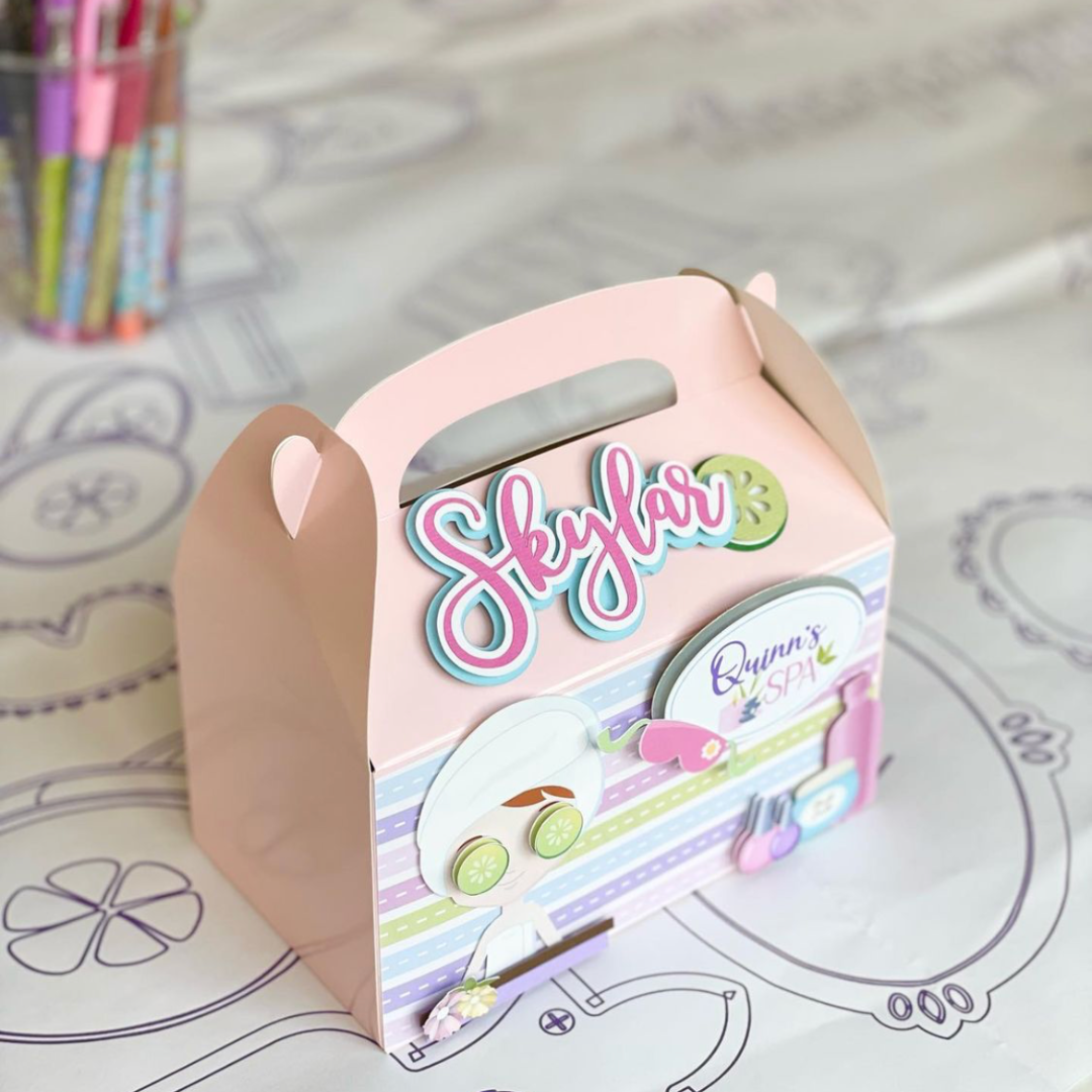 Spa Party Coloring Tablecloth