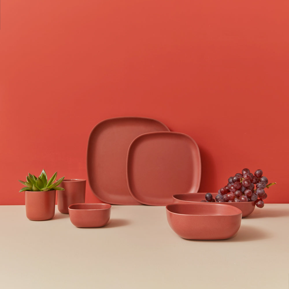 Bamboo Small Bowl - 4 Piece Set - Spice