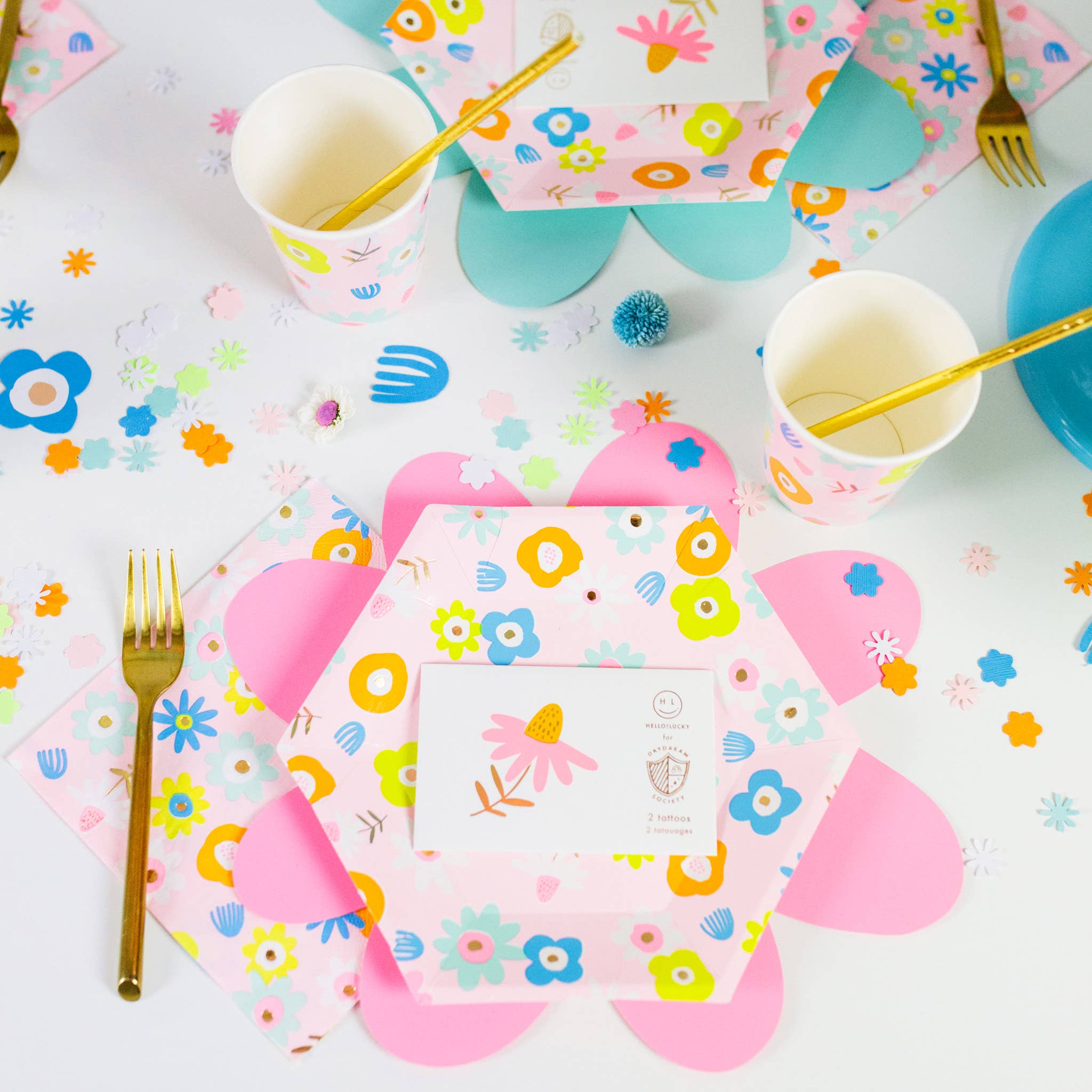 Floral Paper Napkins