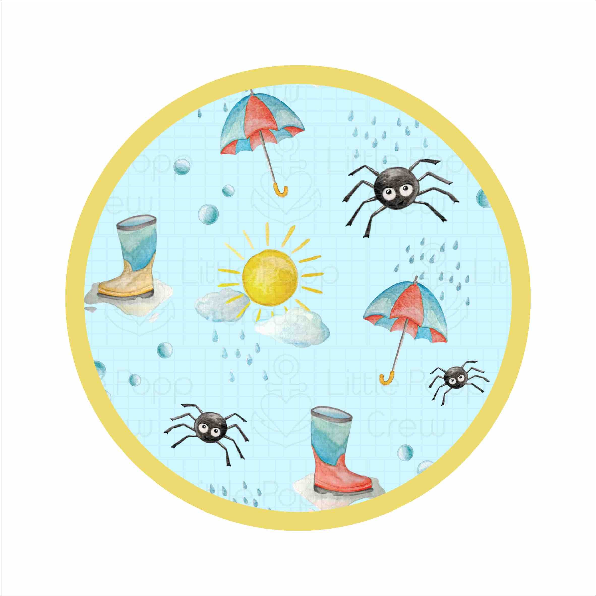 Spring Showers | Quilted Bamboo Toddler Blanket