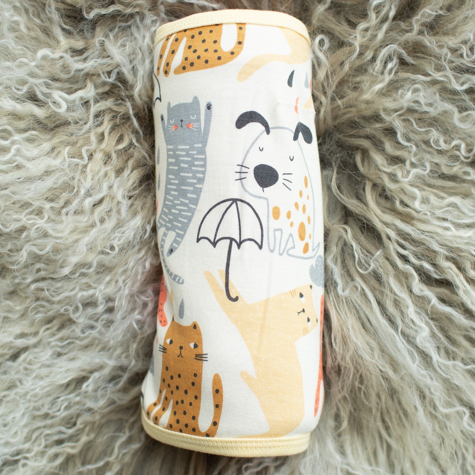 Raining Cats & Dogs Swaddle