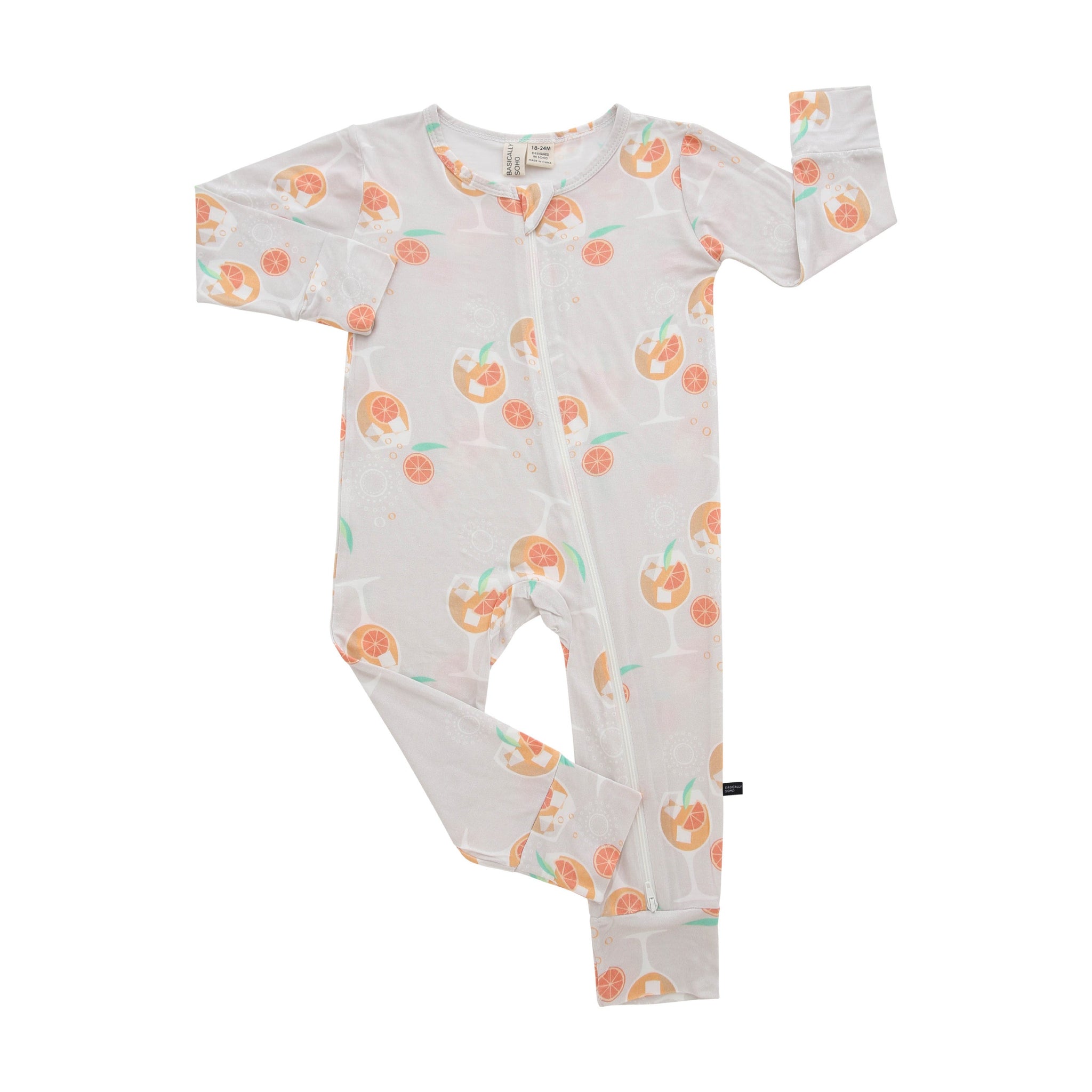 Zipper Romper - Amalfi Fish