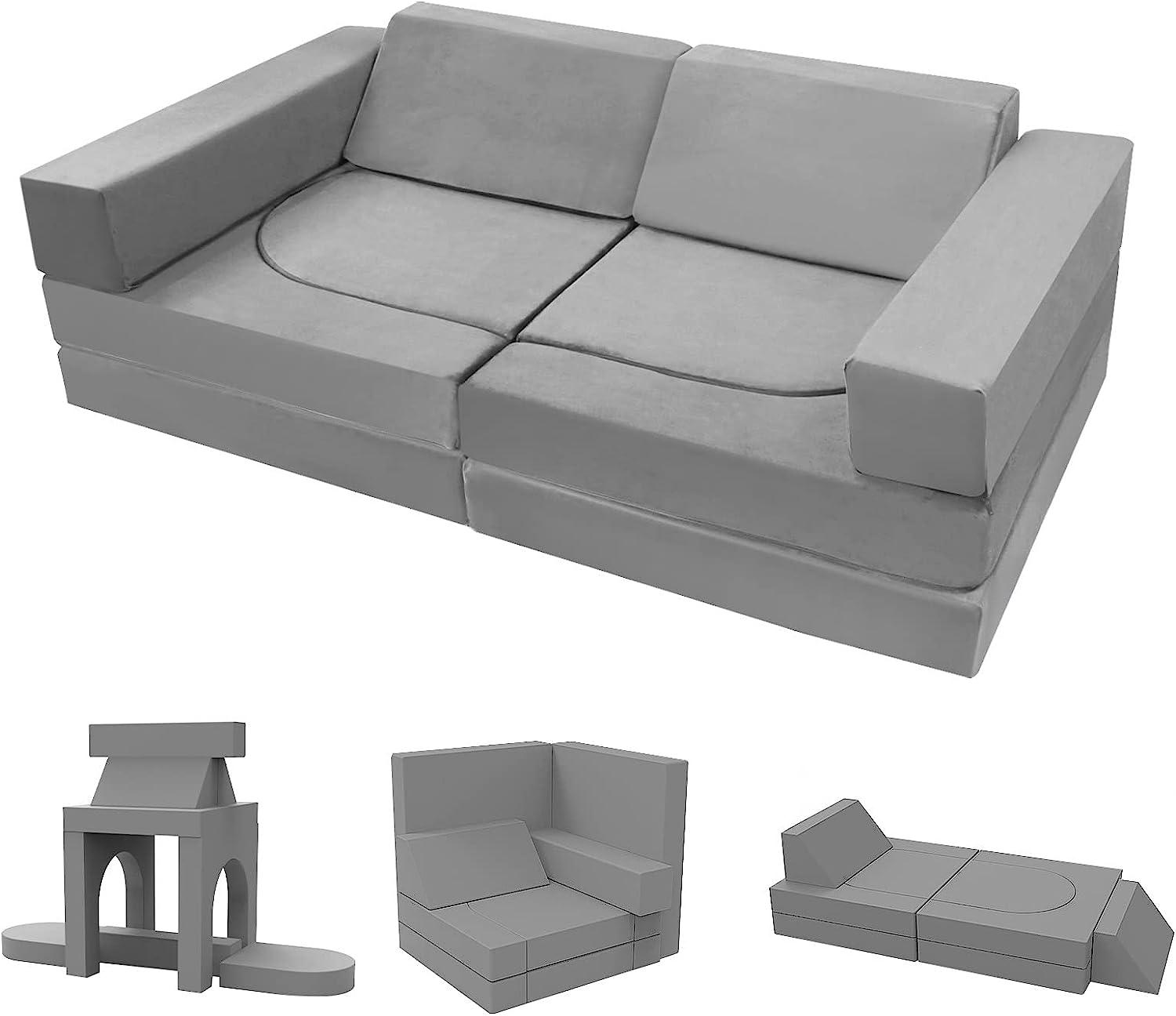 10-piece Kids Play Couch|glowsofa