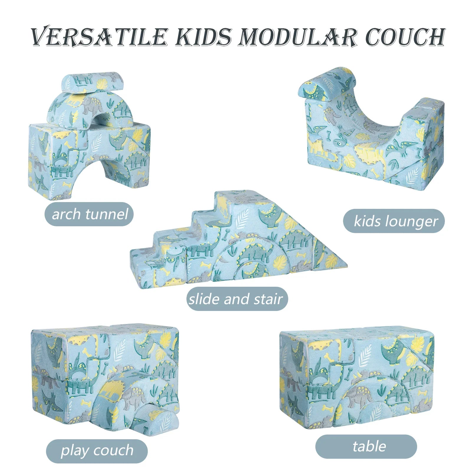 Kids Modular Couch-climbing Play Couch