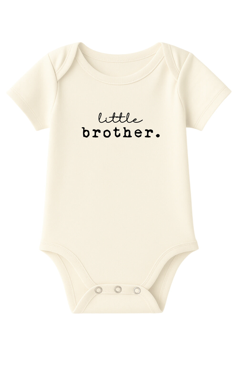 Little Brother Organic Cotton Short Sleeve Baby Bodysuit