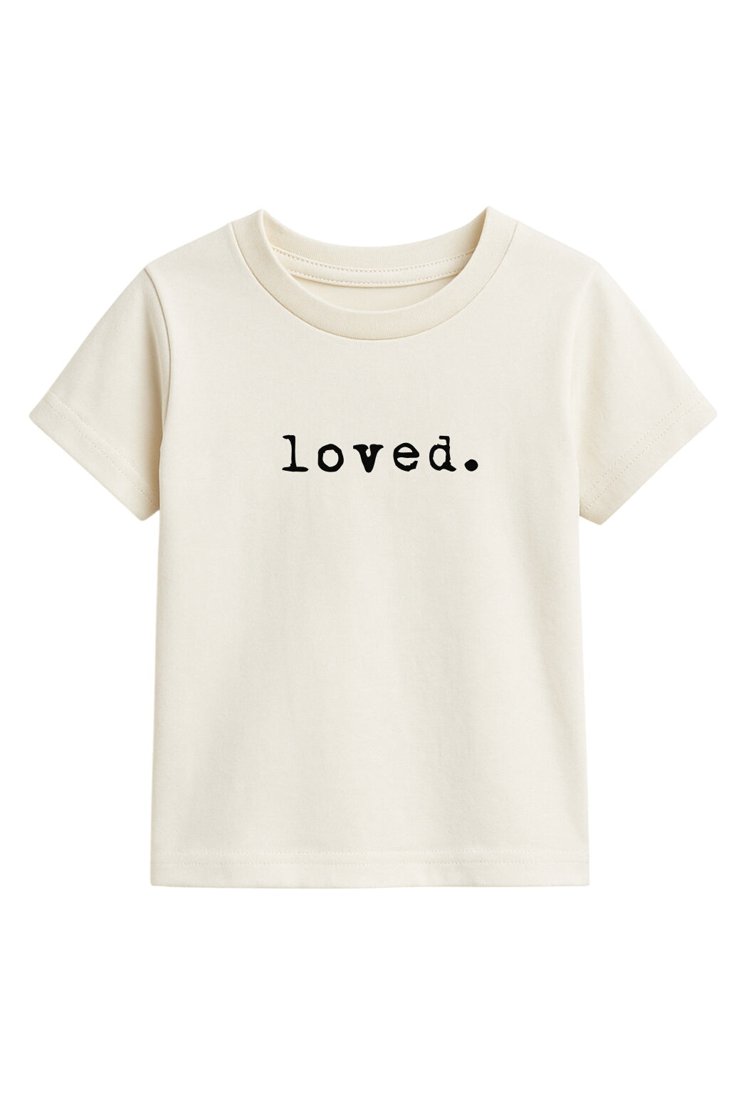 Loved. Organic Cotton Kids Tshirt Short Sleeve
