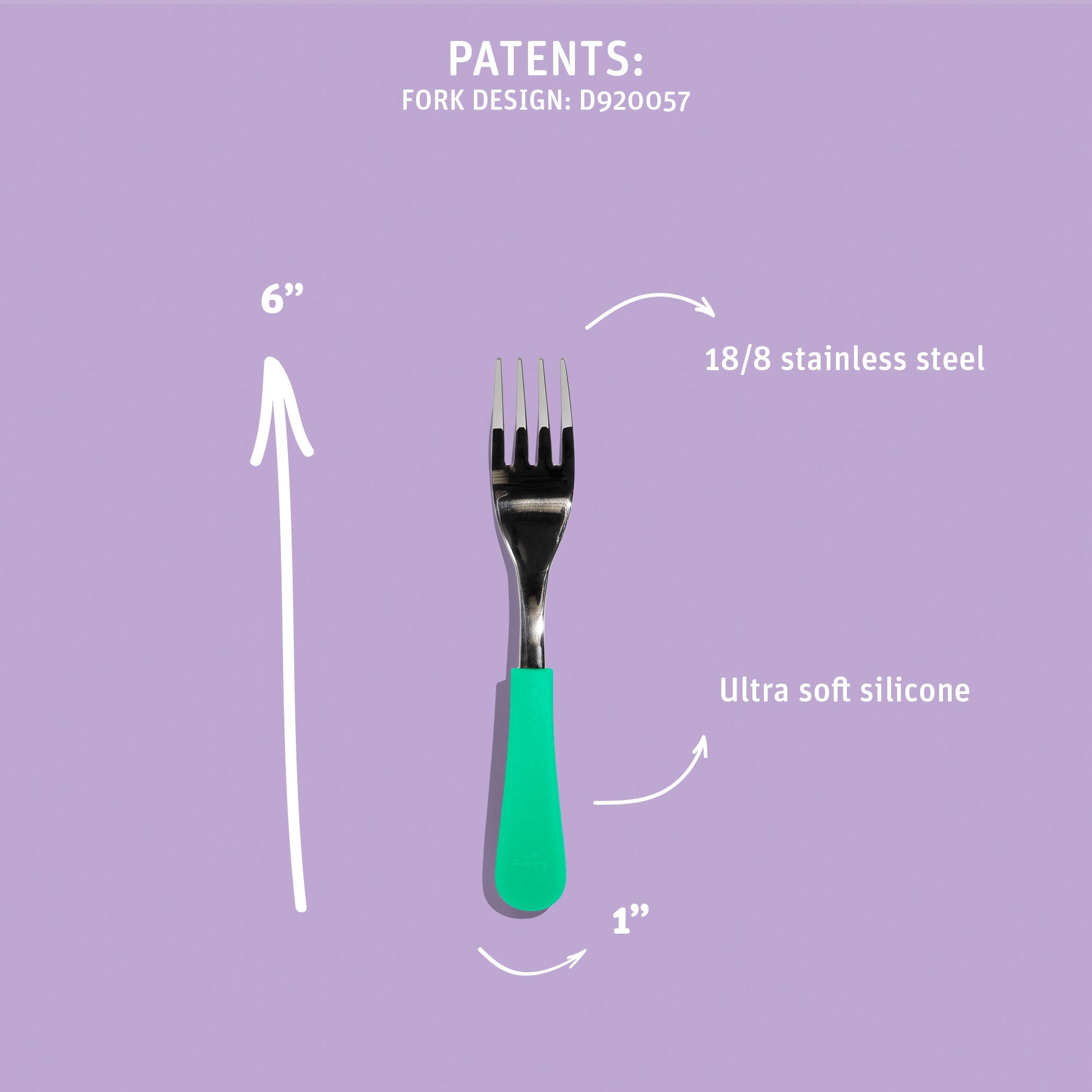 Avanchy Stainless Steel Baby Fork Single