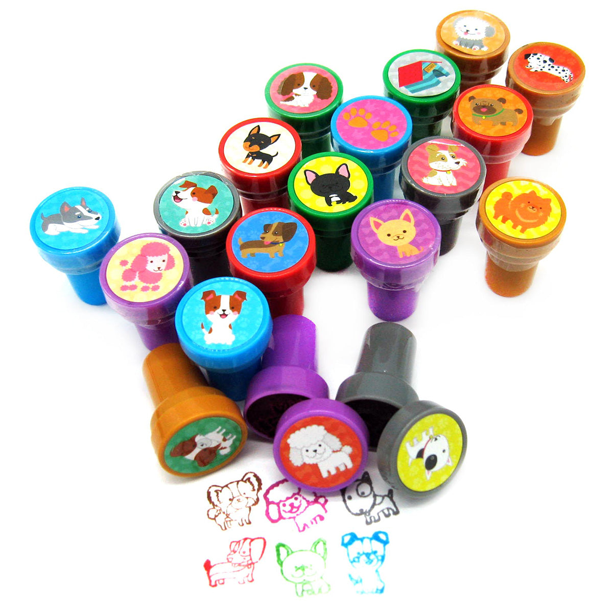 Easter Eggs With Dog Stampers - 36 Pack