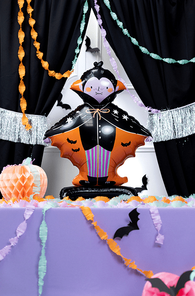 Standing Dracula Foil Balloon – Halloween Decor | Ellie’s Party Supply