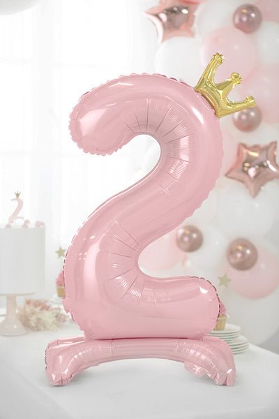 Standing Number Balloon