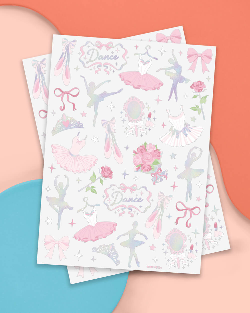 Little Dancer Tats - 50 Foil Temporary Tattoos