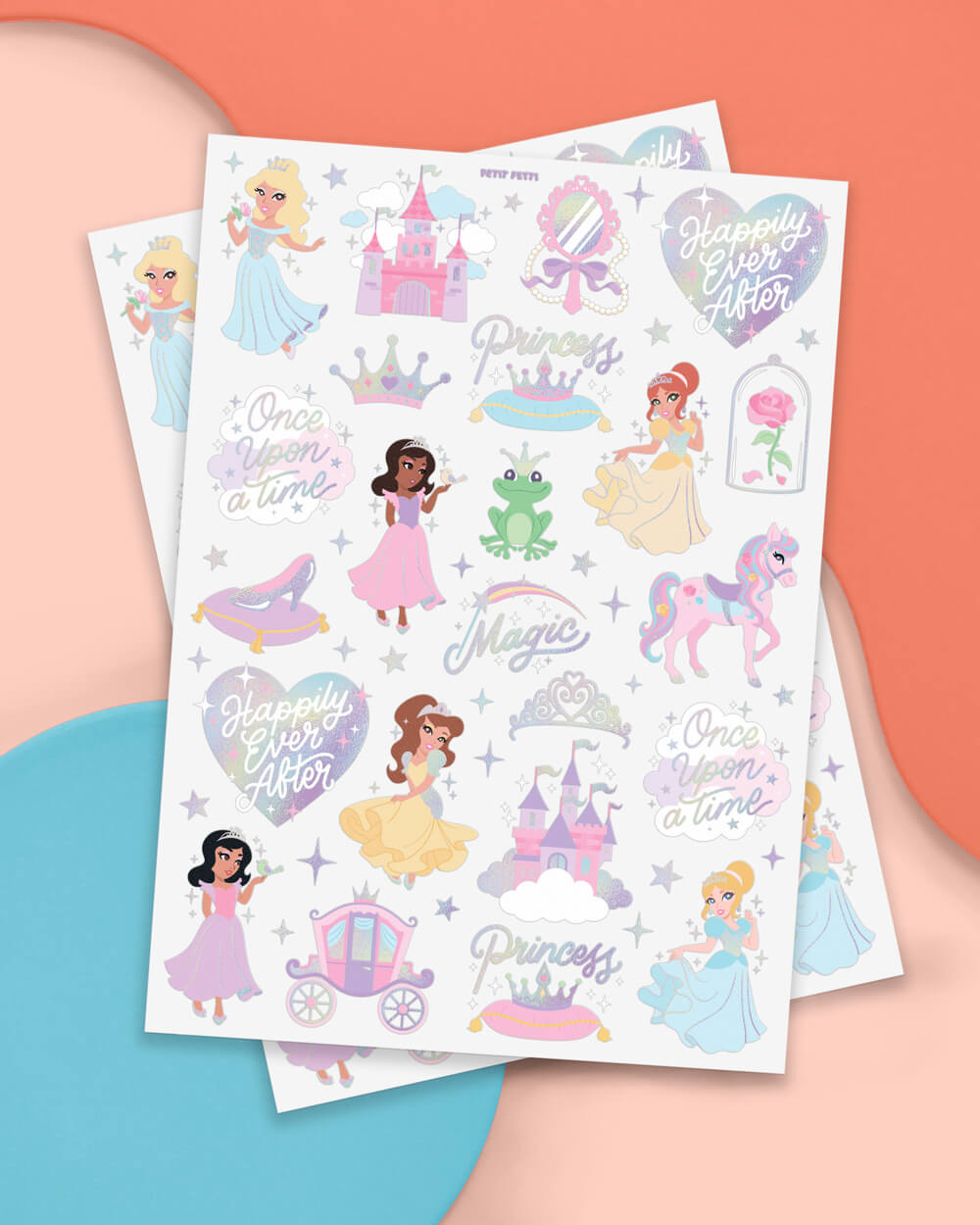 Princess Tats - 46 Foil Temporary Tattoos