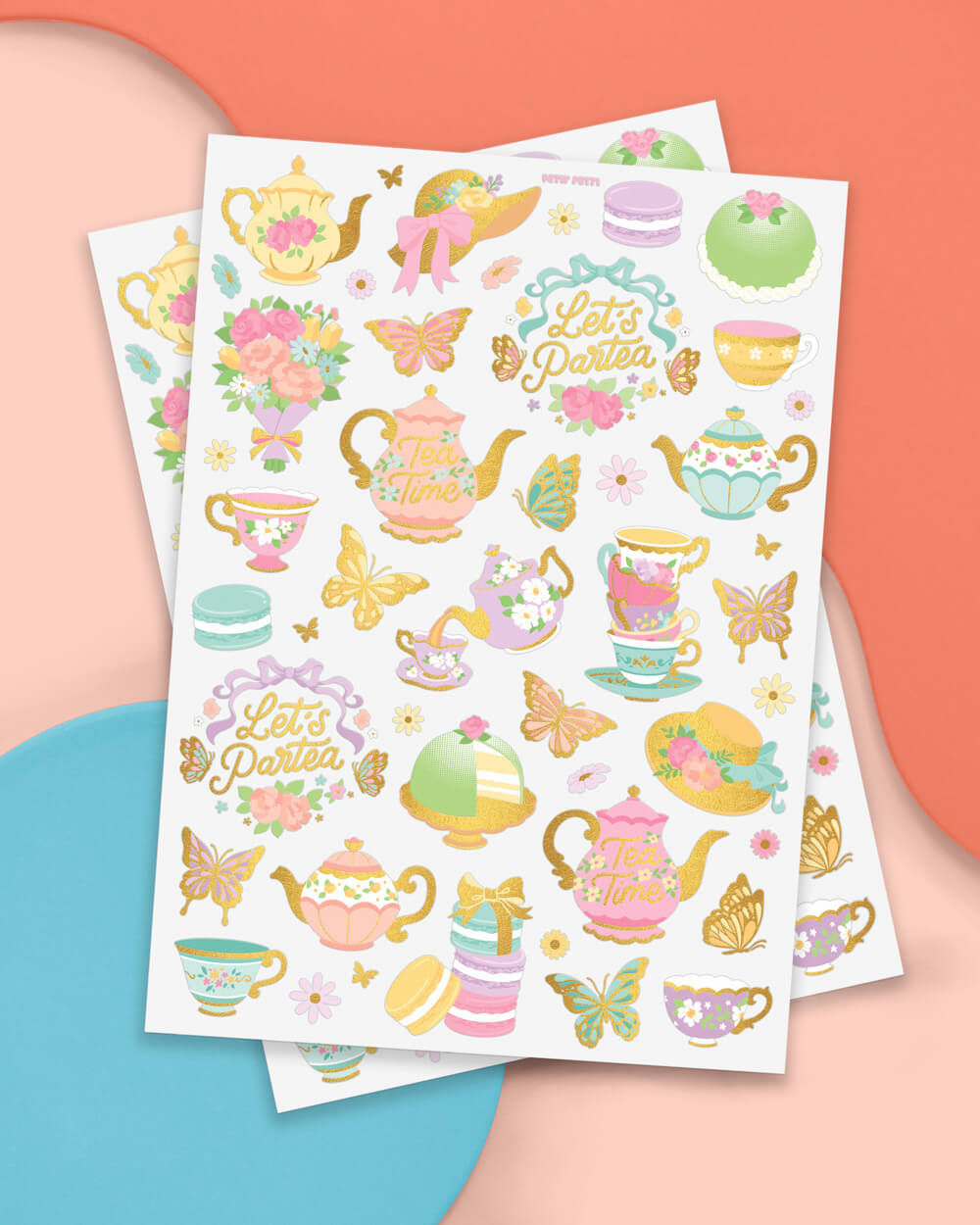 Partea Tats - 61 Foil Temporary Tattoos