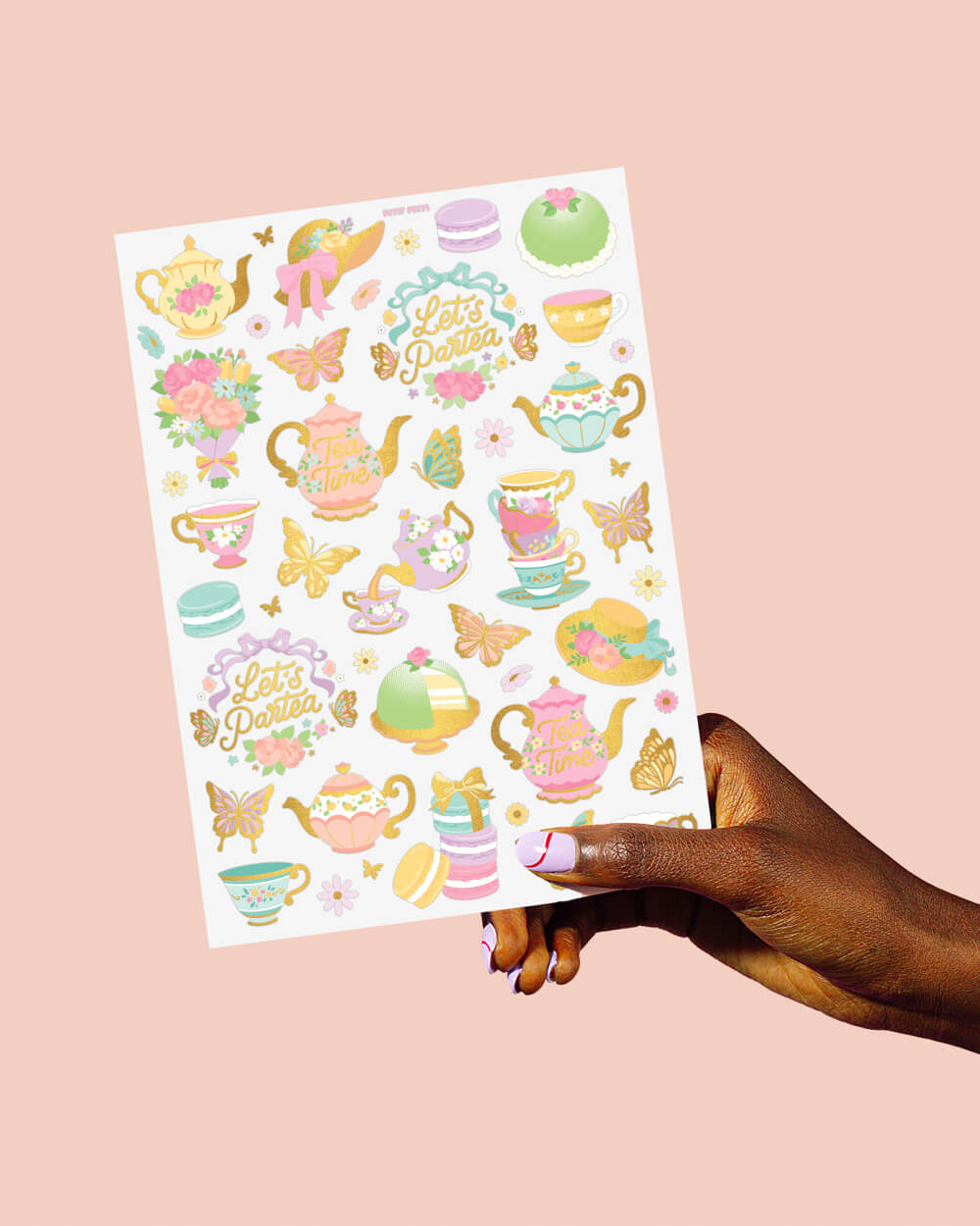 Partea Tats - 61 Foil Temporary Tattoos