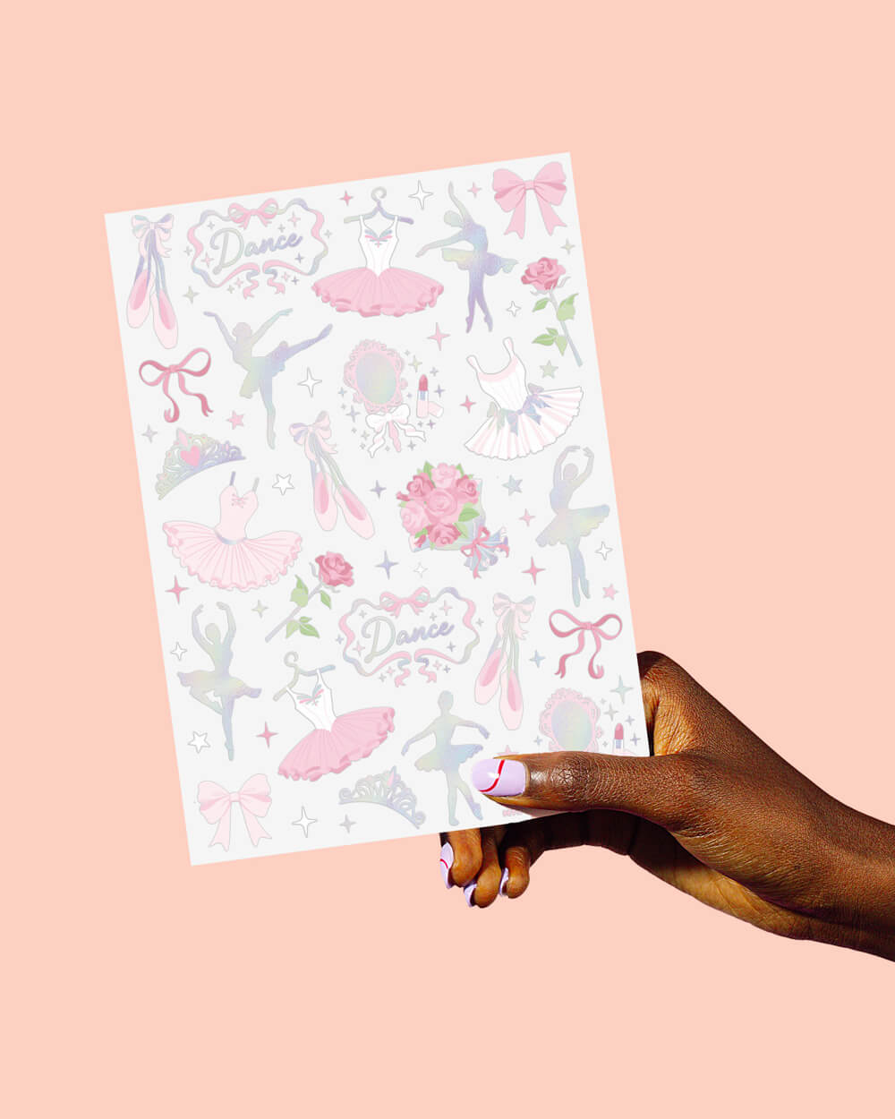 Little Dancer Tats - 50 Foil Temporary Tattoos