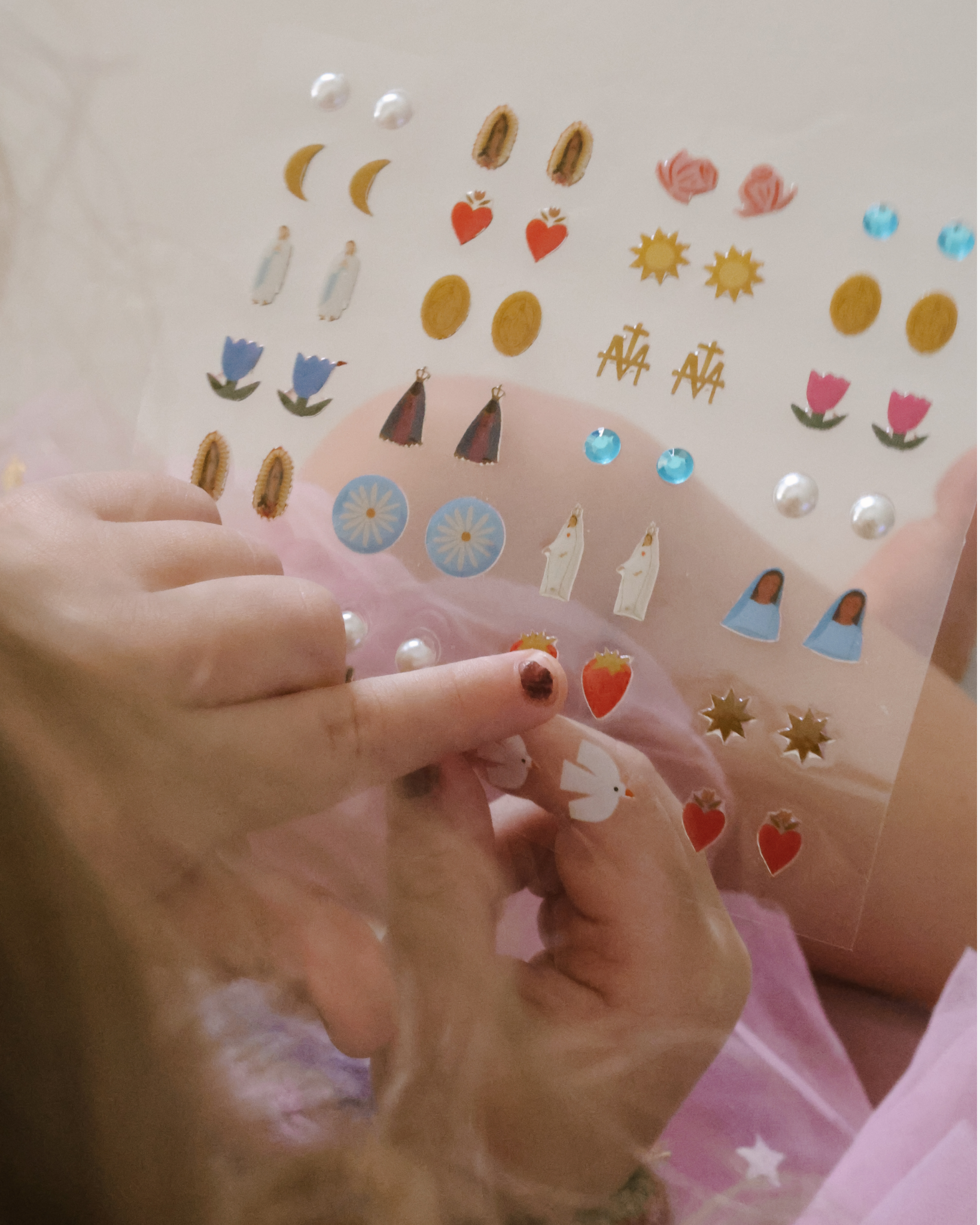 Marian Stick On Earrings