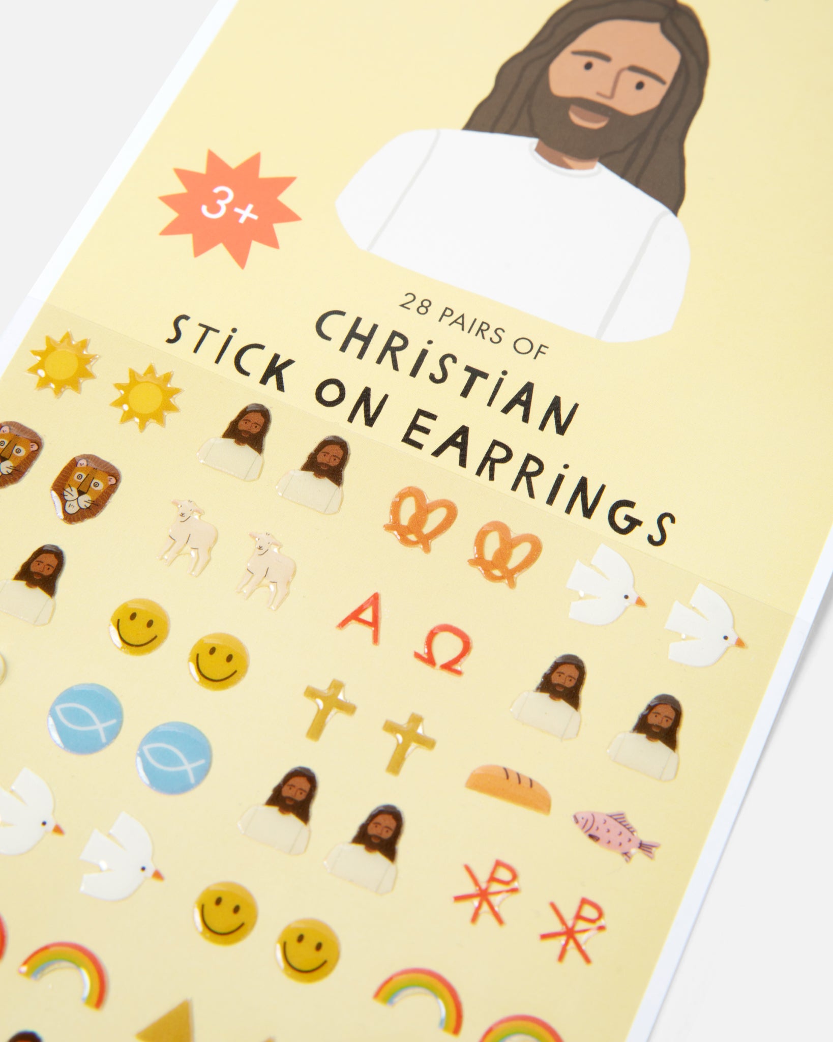 Christian Stick On Earrings