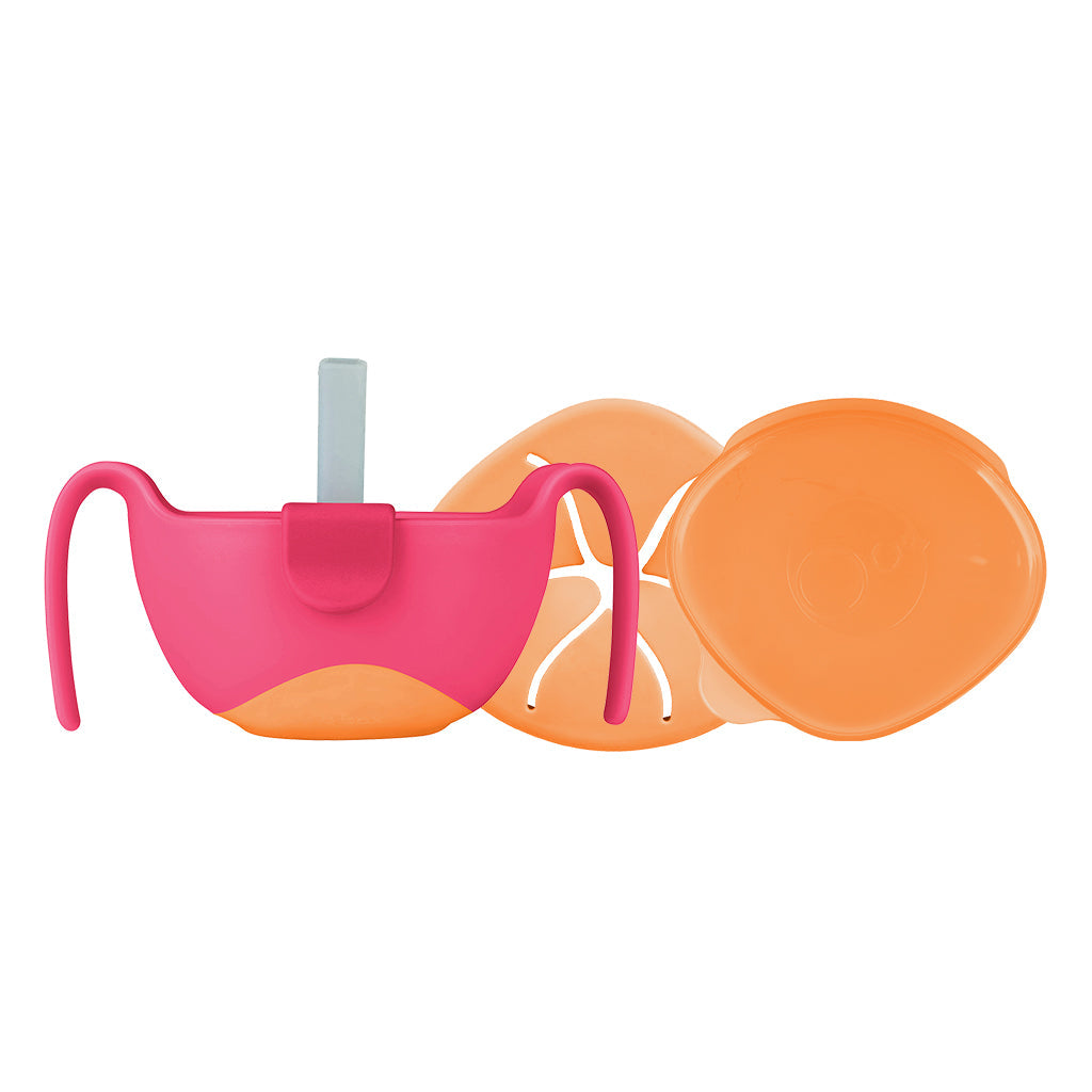 Bowl + Straw - Strawberry Shake