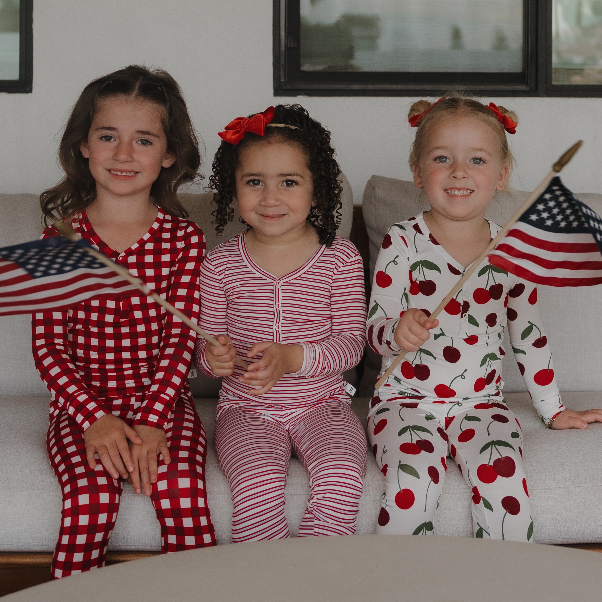 Bamboo Two Piece Pajamas | Cherry