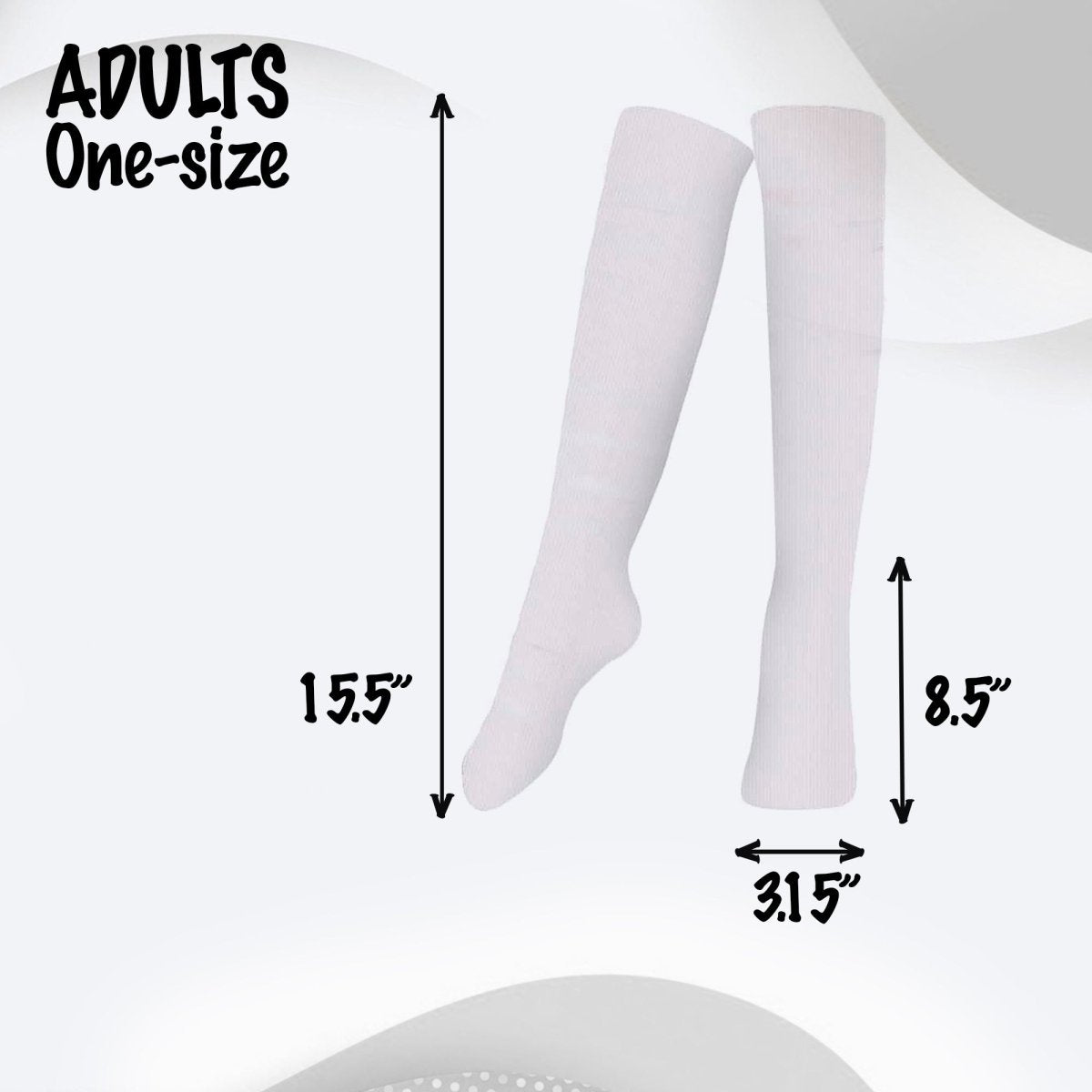 Striped Cotton Socks For Adults