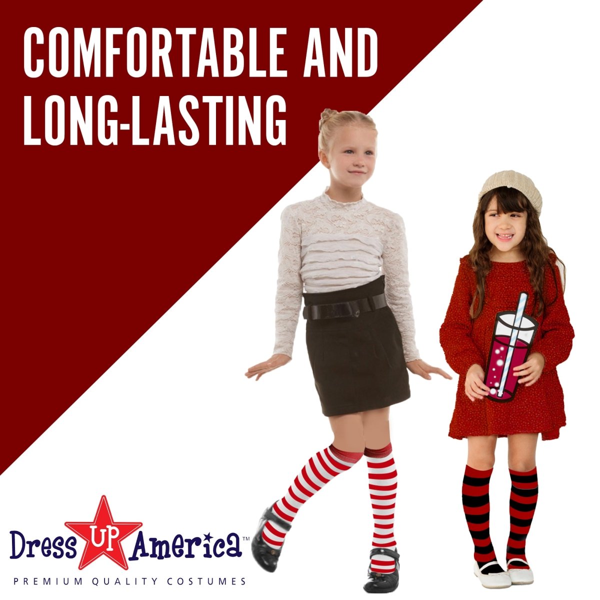 Striped Cotton Socks For Kids