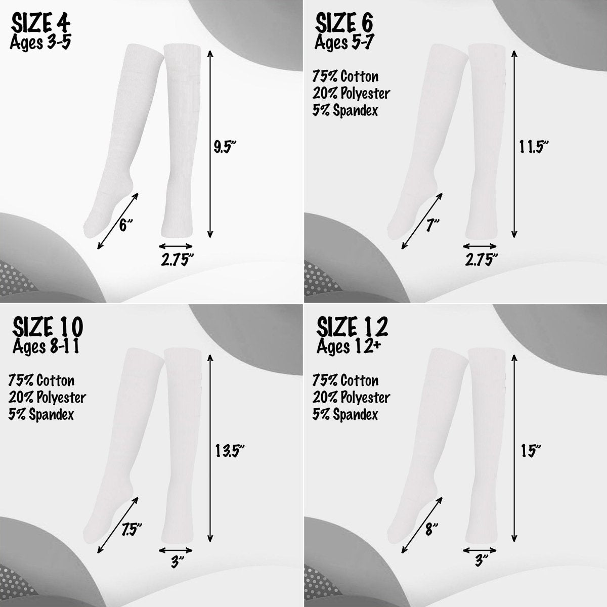 Striped Cotton Socks For Kids