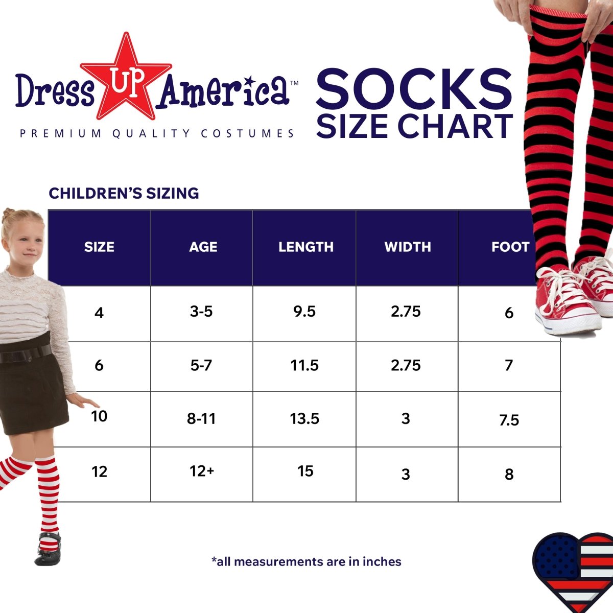 Striped Cotton Socks For Kids