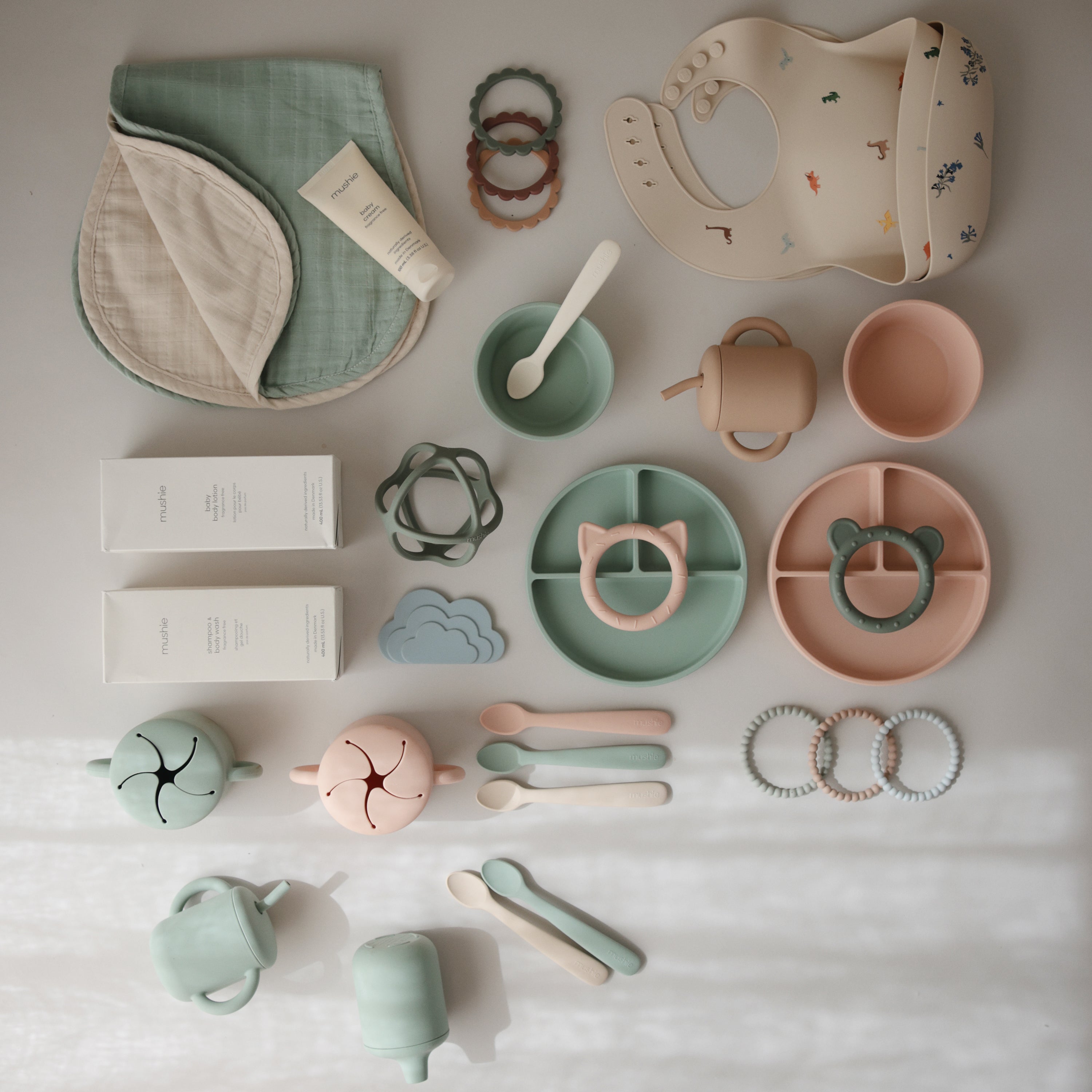 Organic Cotton Muslin Burp Cloth 2-pack