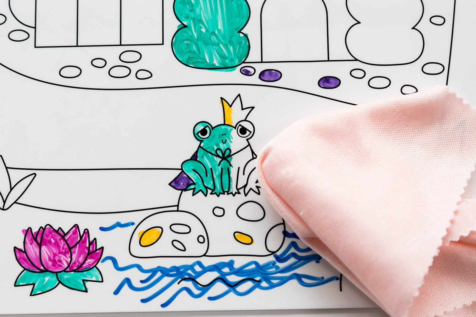 Silicone Reusable Coloring Placemat - 5 New Designs