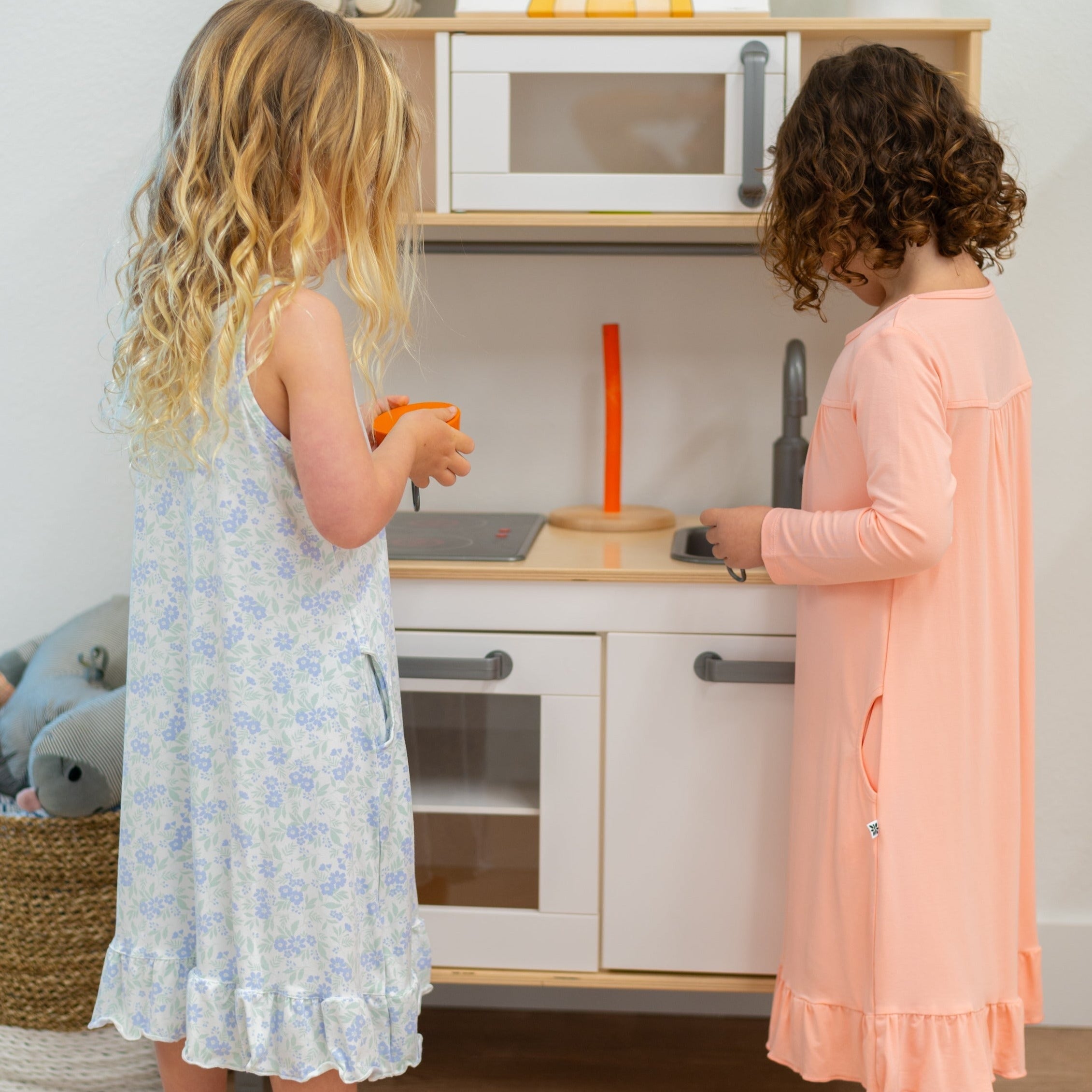 Summer Boho Dress - Vintage Flower Pink