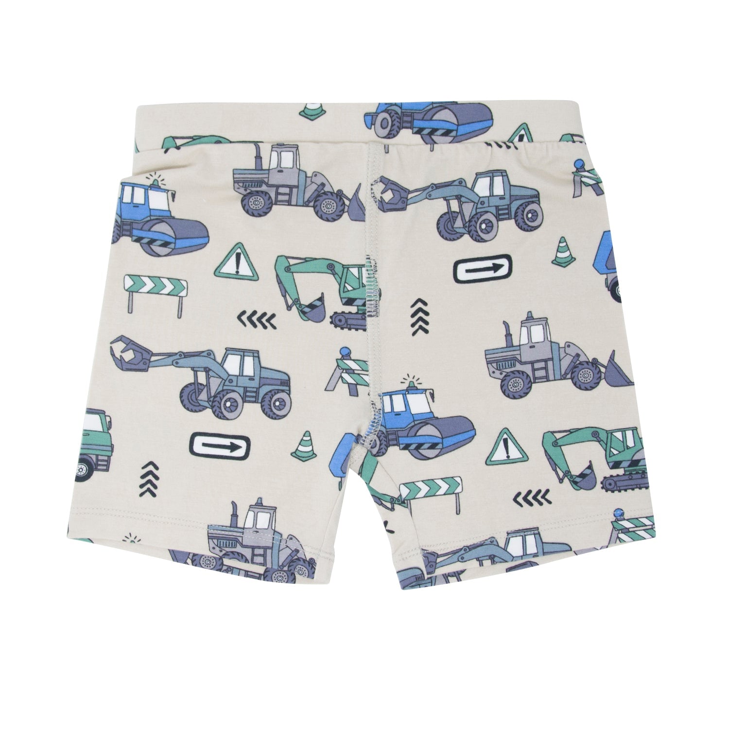 Trucks Diggers Construction Summer Pajama Set