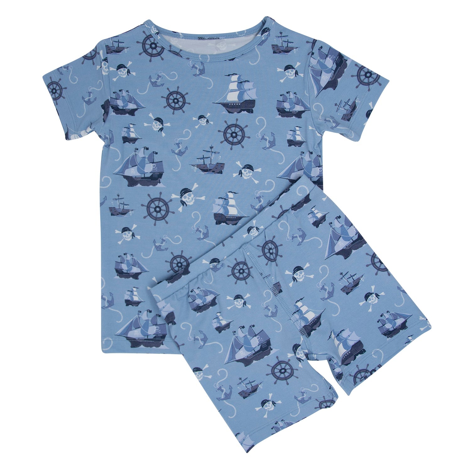 Pirate Ships Summer Pajama Set