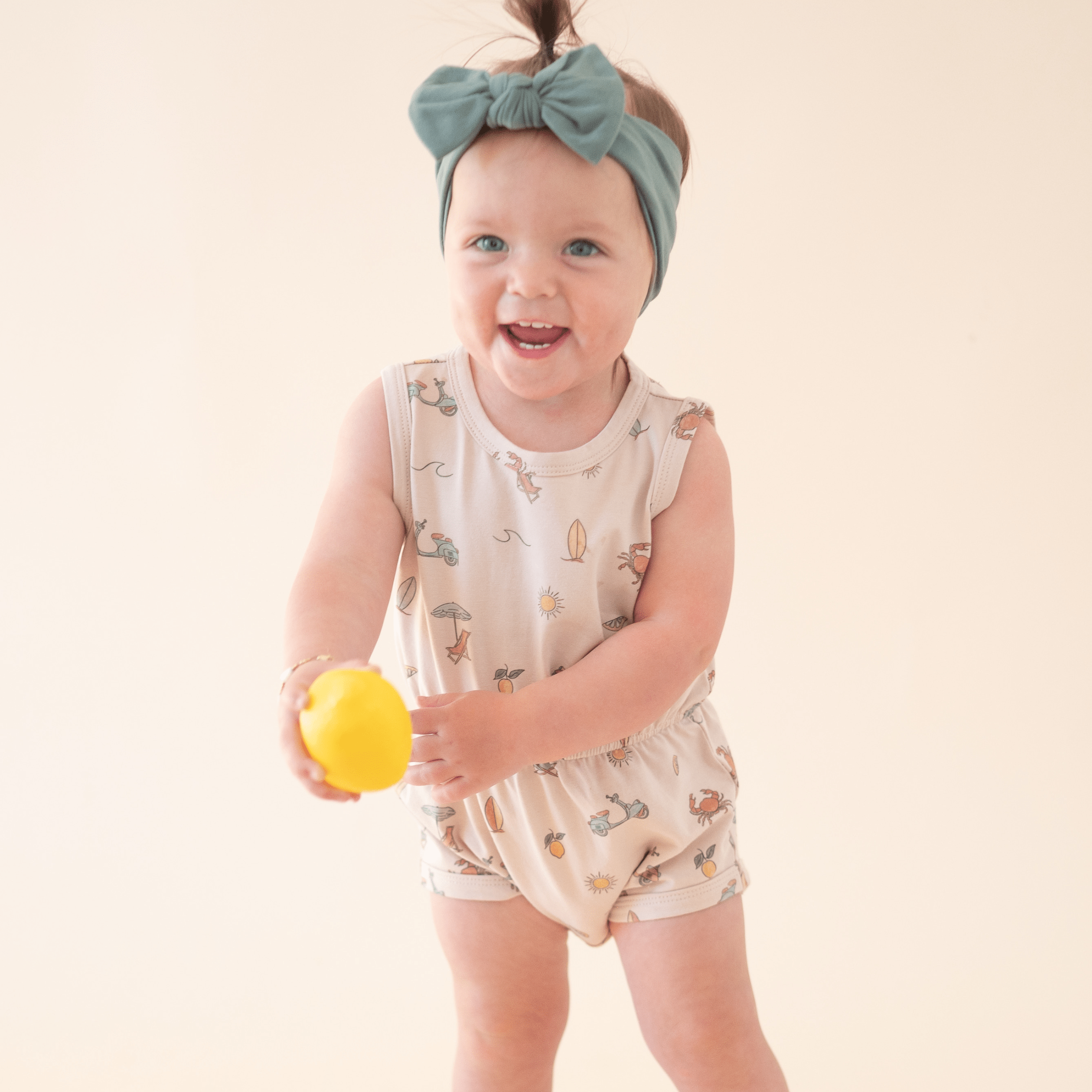 Organic Cotton Playsuit – Summer Vibes