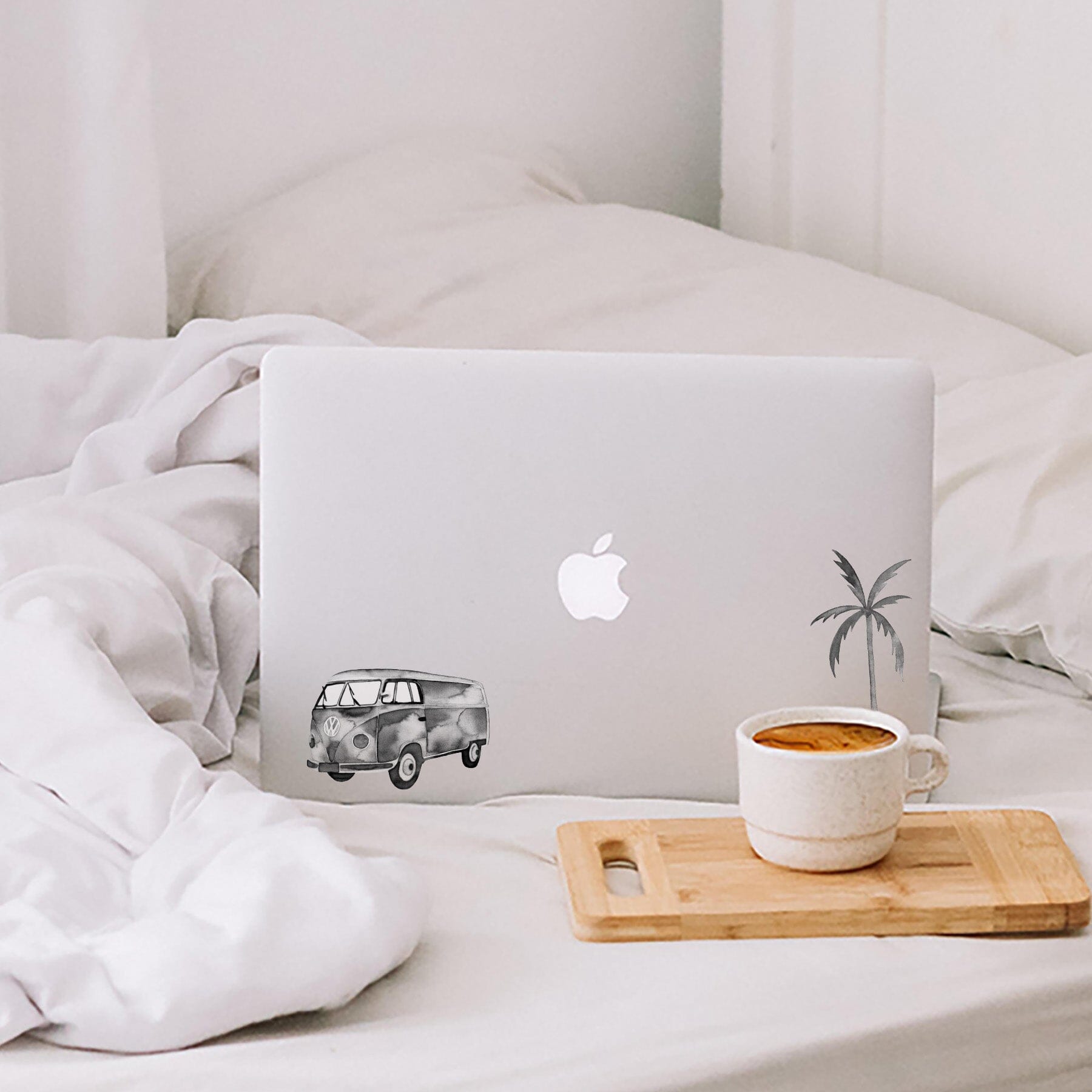 Sunnyside Van Watercolour Wall Decals