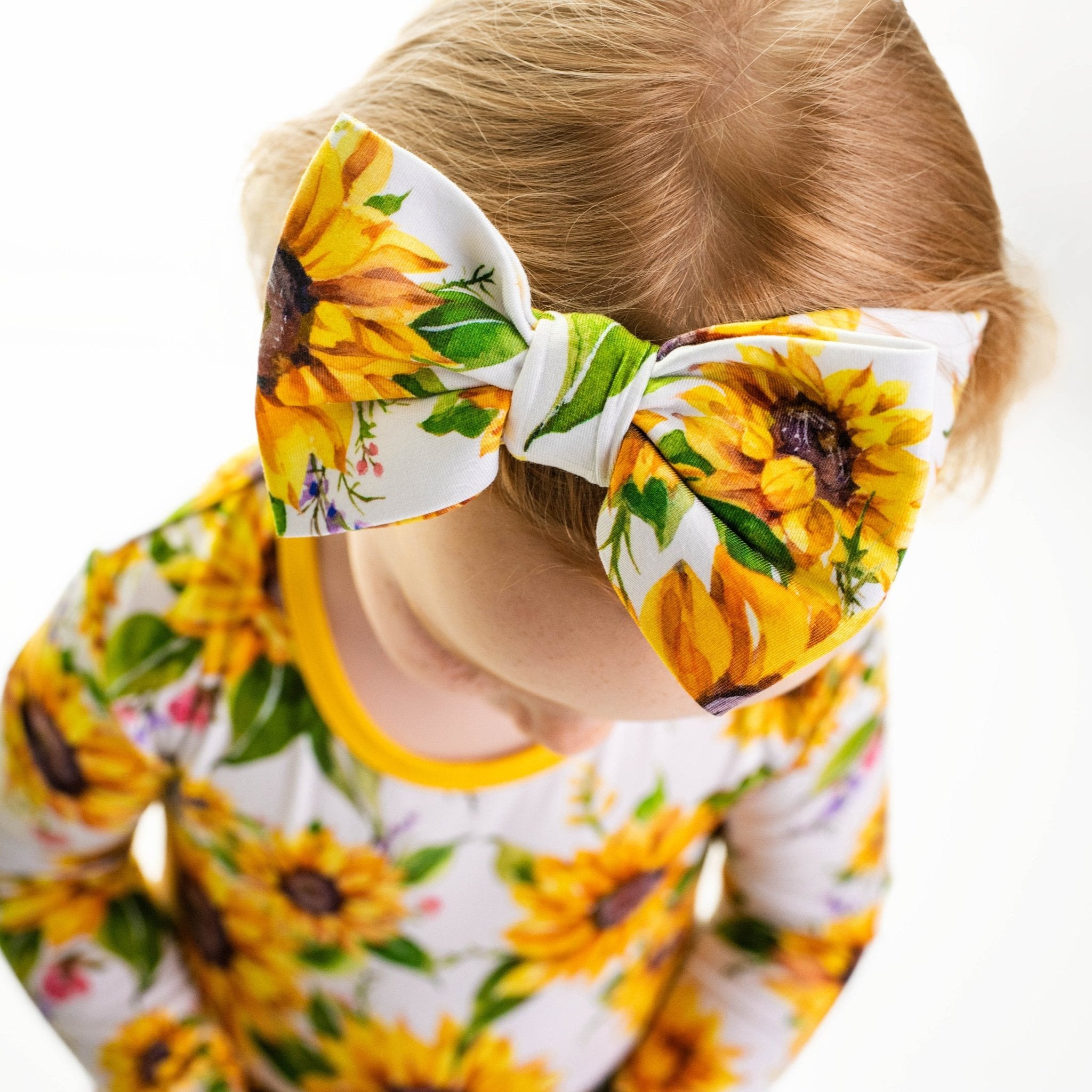 Suns And Roses (sunflowers) Bow