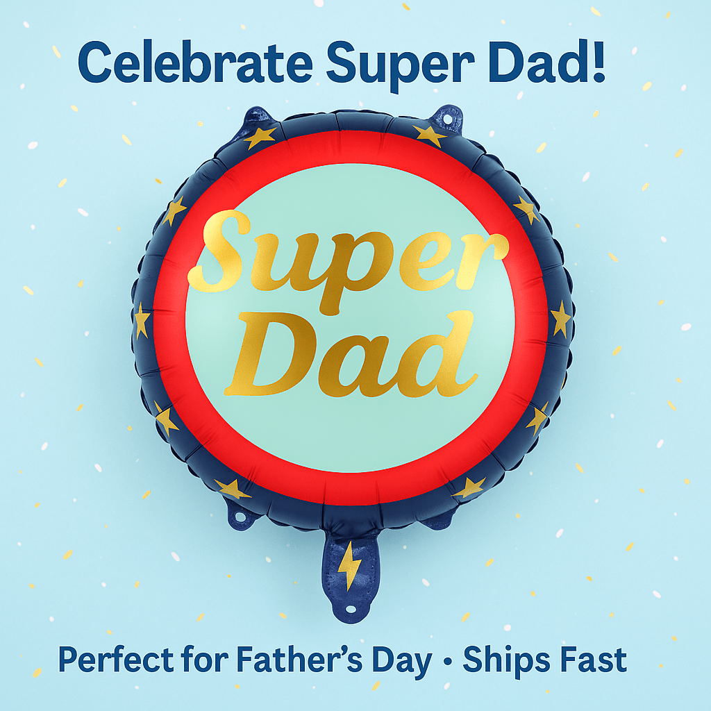 Super Dad Balloon – Hero-themed Father's Day