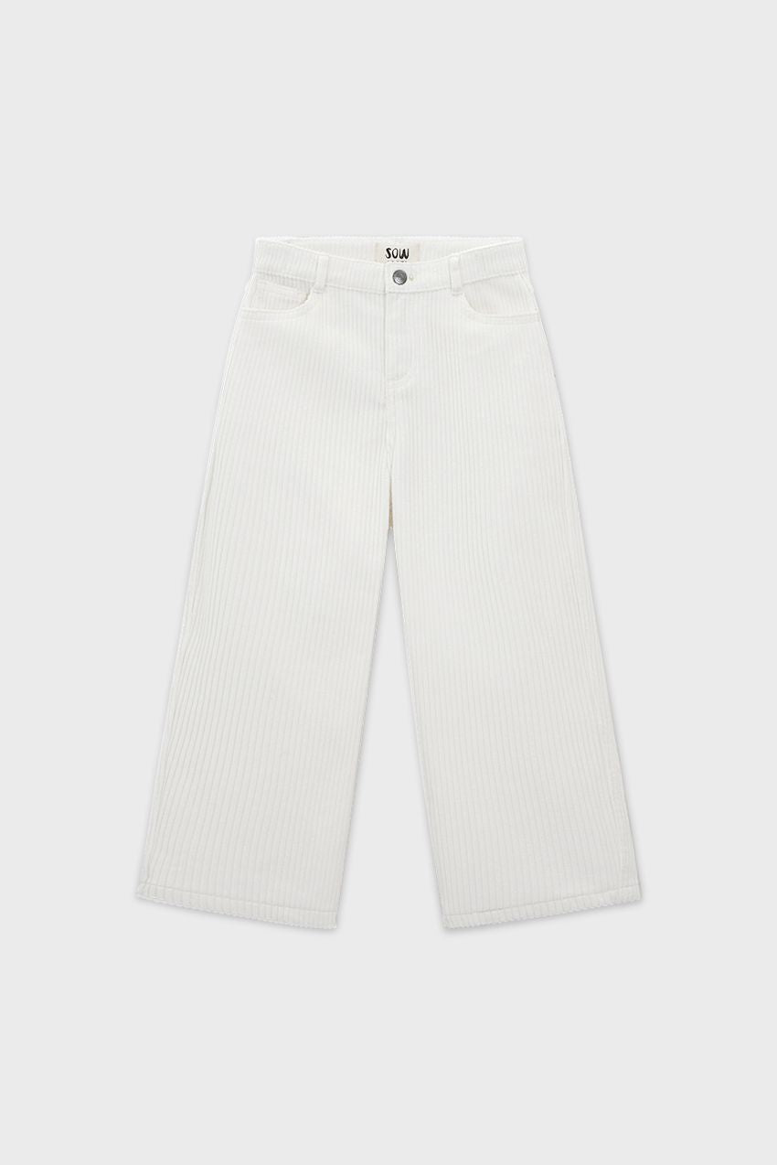Organic Cotton Corduroy Straight Leg Pant