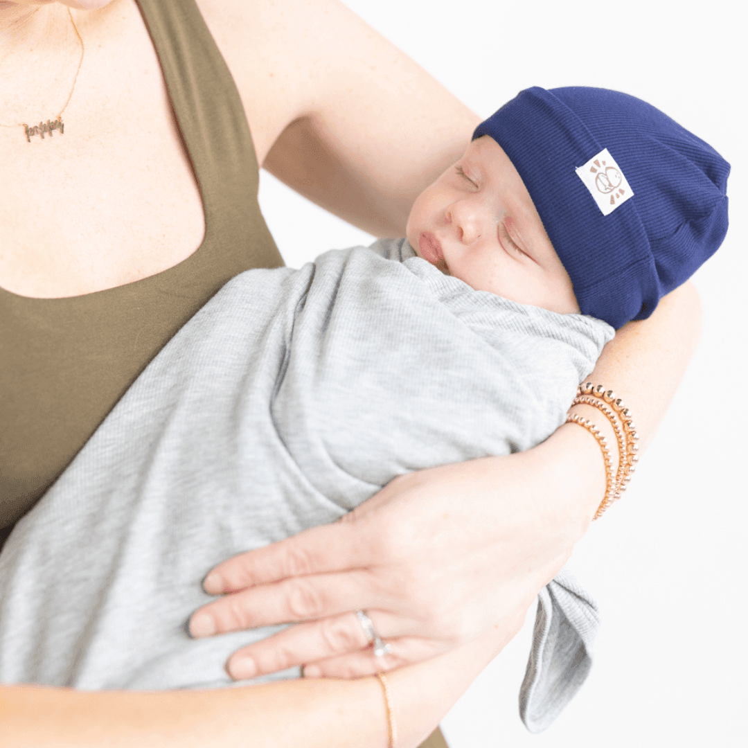 Swaddle In Gray (ribbed)