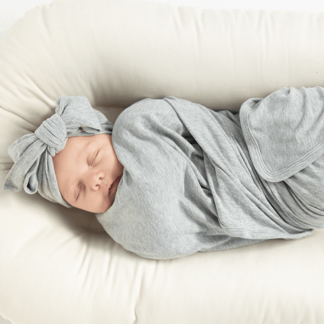 Swaddle In Gray (ribbed)