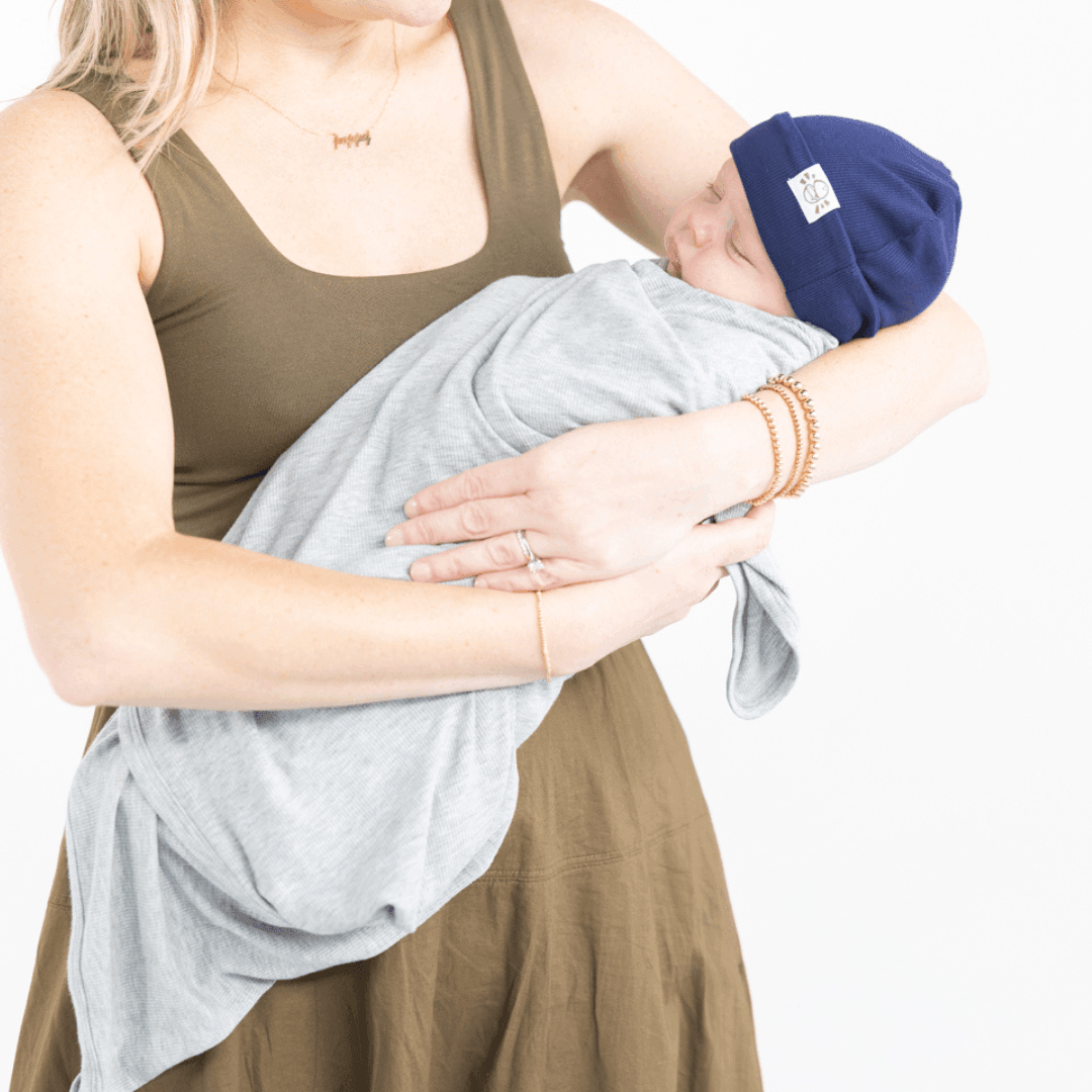 Swaddle In Gray (ribbed)