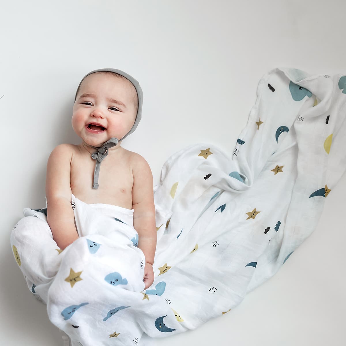 Moon & Stars Swaddle 3-pack