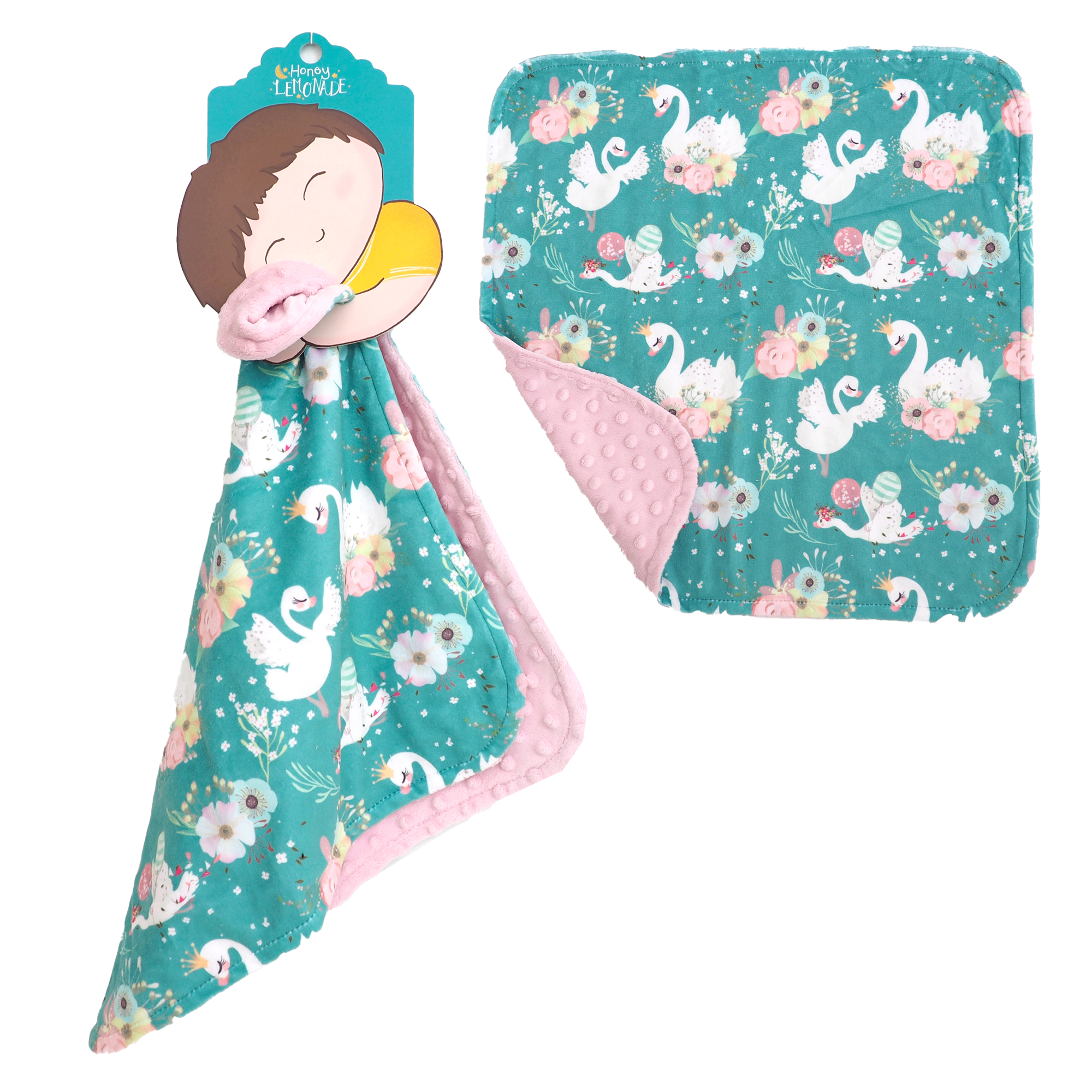 Mini Minky - Swans