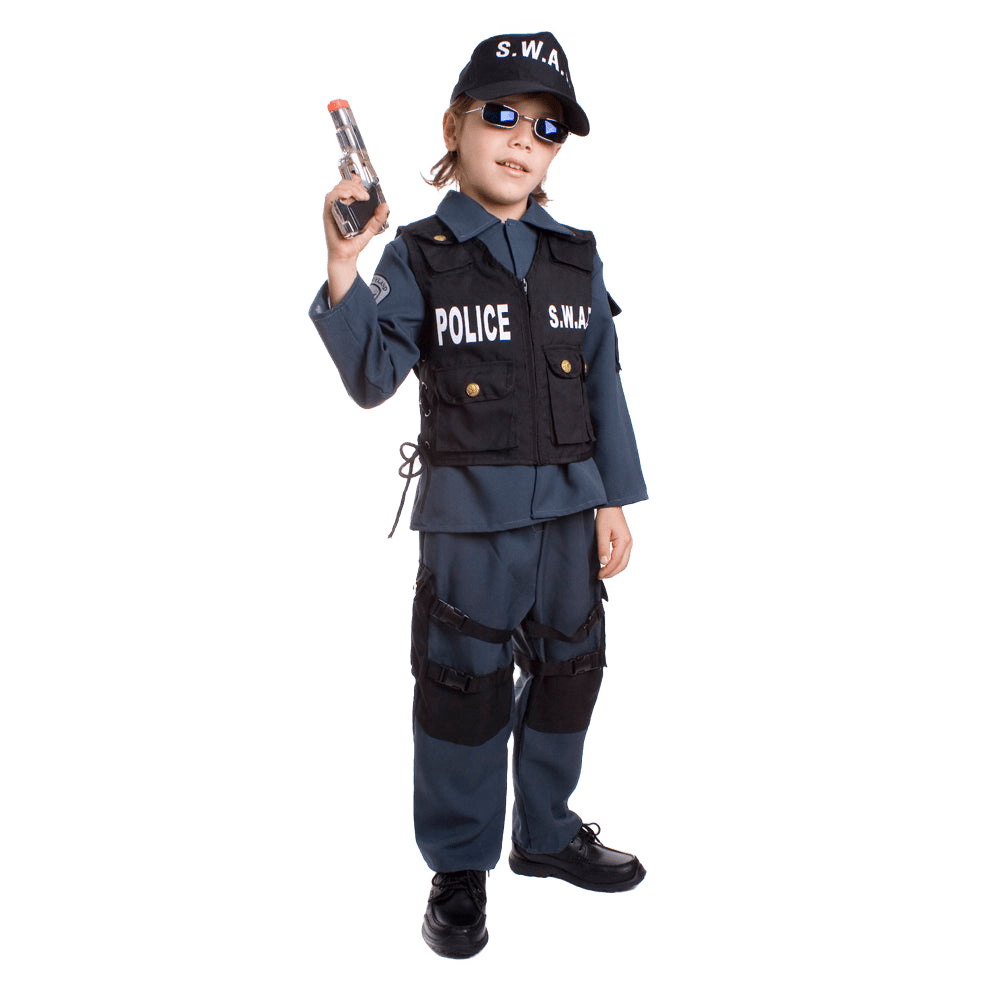 S.w.a.t. Police Officer Costume - Kids
