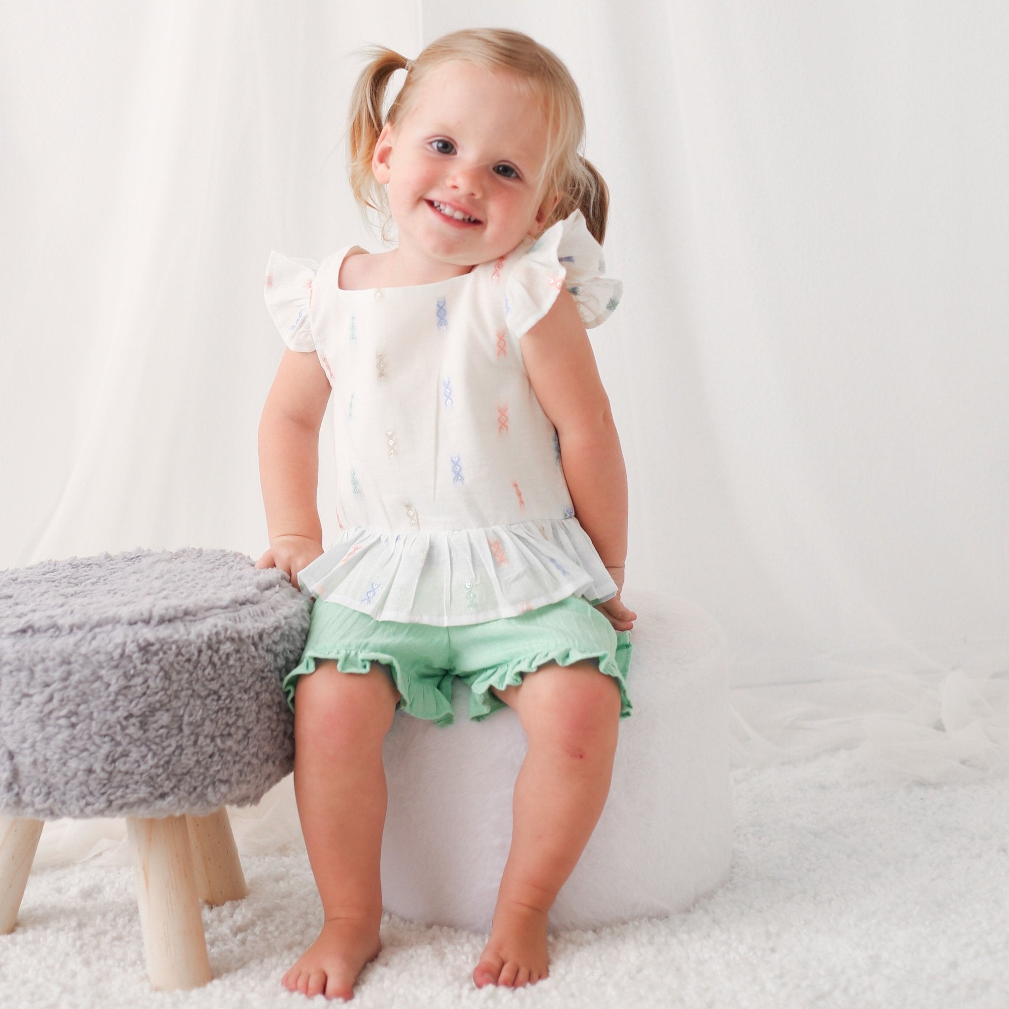 Talya Mint Short And Top