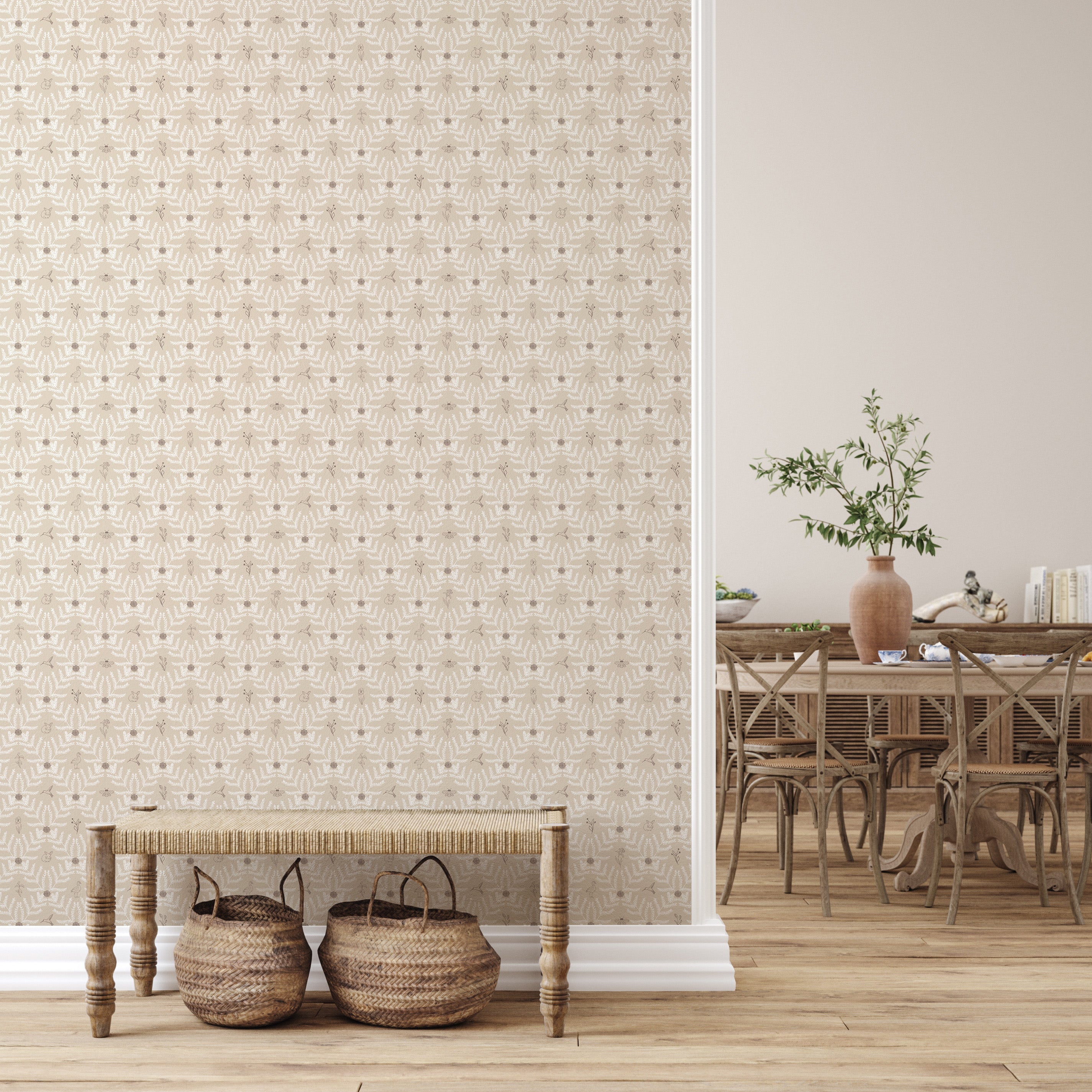 Navie Wallpaper By Hannah Langford Design
